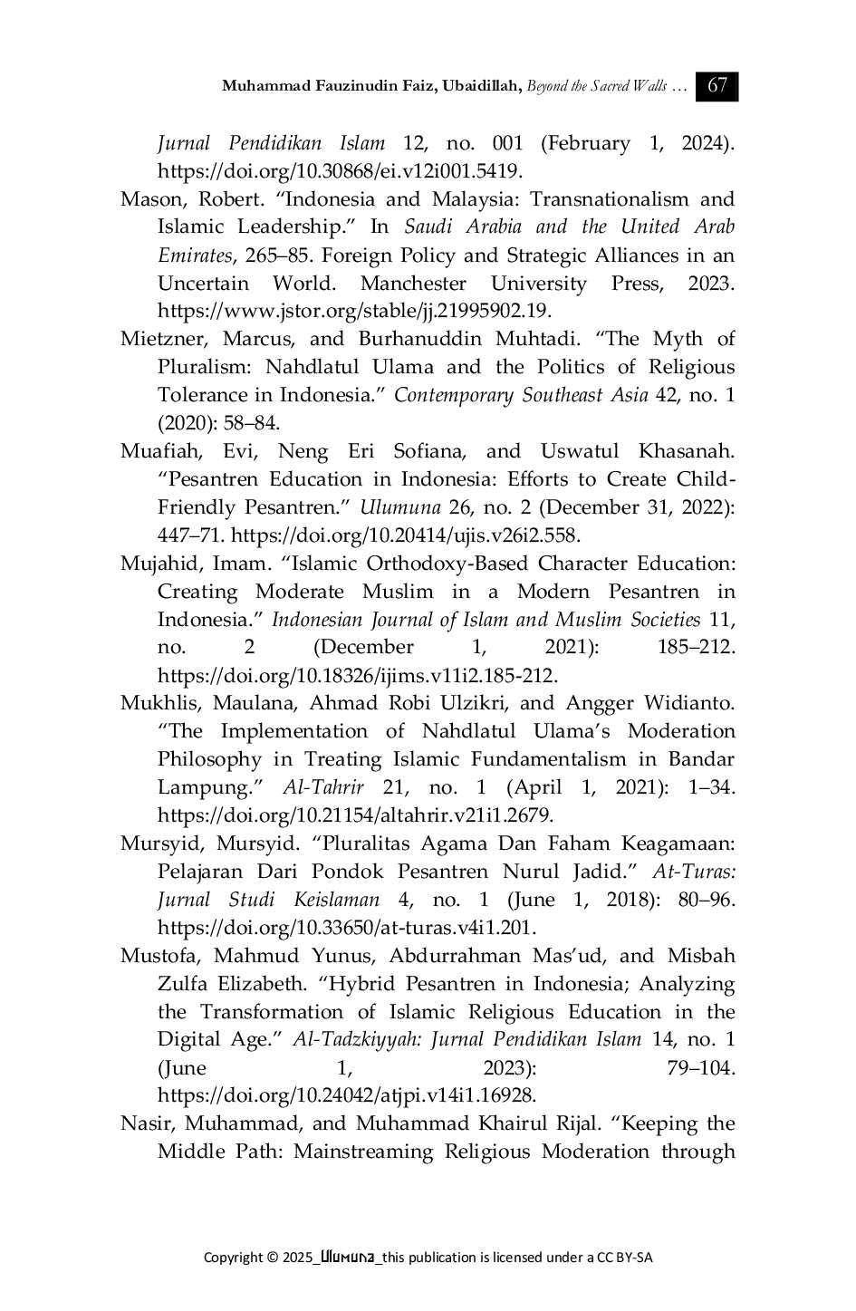 JURIS Beyond the Sacred Walls Reimagining Pesantren s Architecture of Islamic Moderation