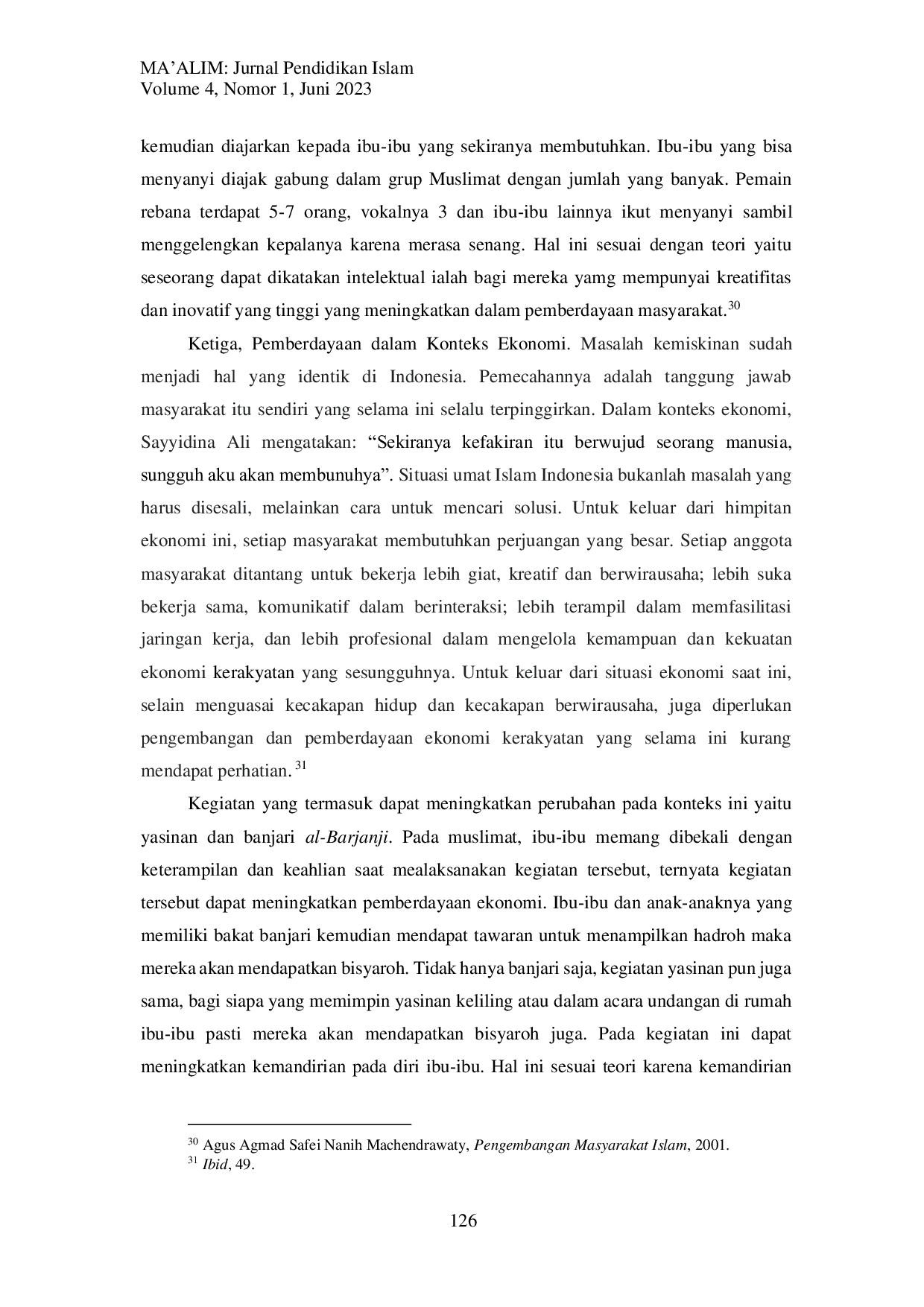 JURIS Peranan Muslimat Nahdlatul Ulama dalam Pemberdayaan Perempuan pada Bidang Sosial Keagamaan