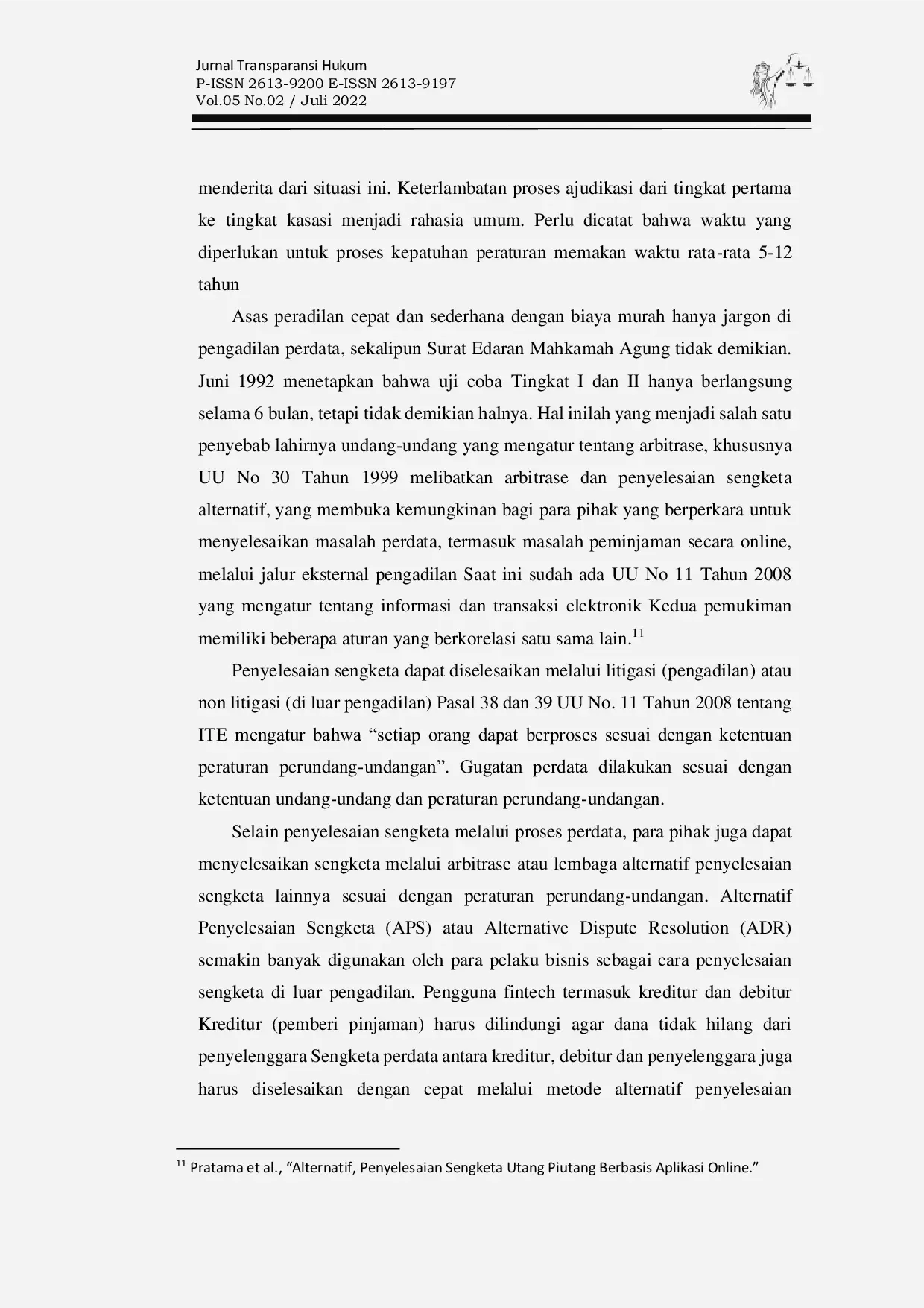 JURIS Penyelesaian Sengketa Jika Terjadi Wanprestasi Dalam Pinjaman Online