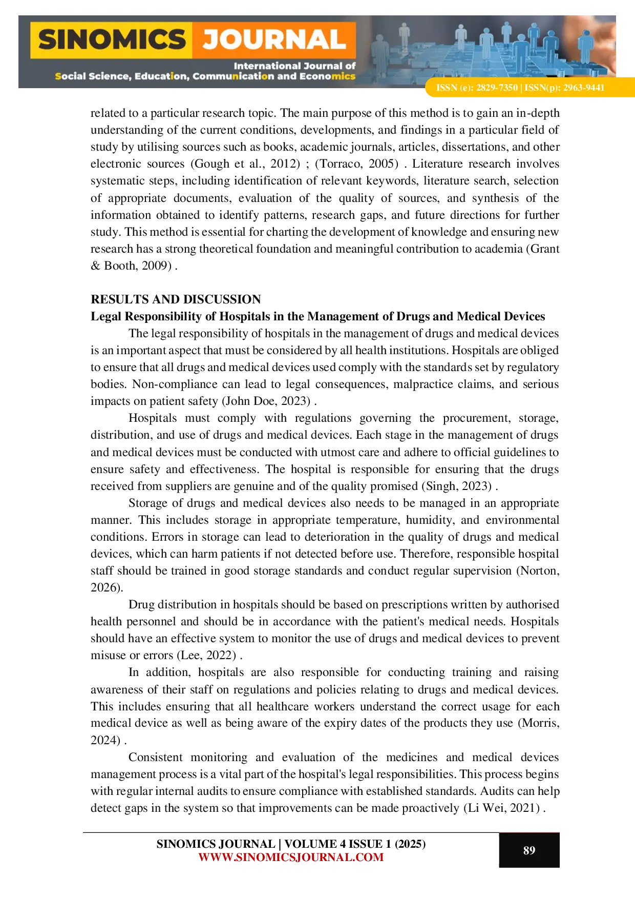 JURIS Improving Hospital s Legal Responsibility in Drug and Medical Device Management