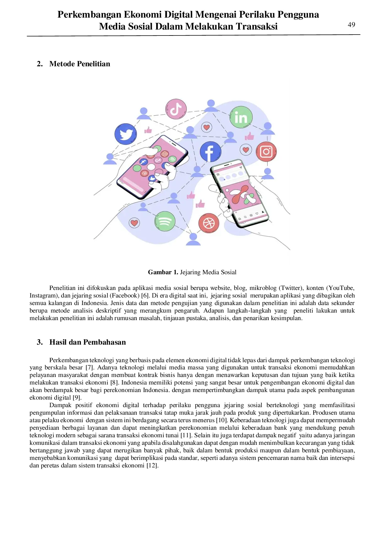 juris Perkembangan Ekonomi Digital Mengenai Perilaku Pengguna Media Sosial Dalam Melakukan Transaksi