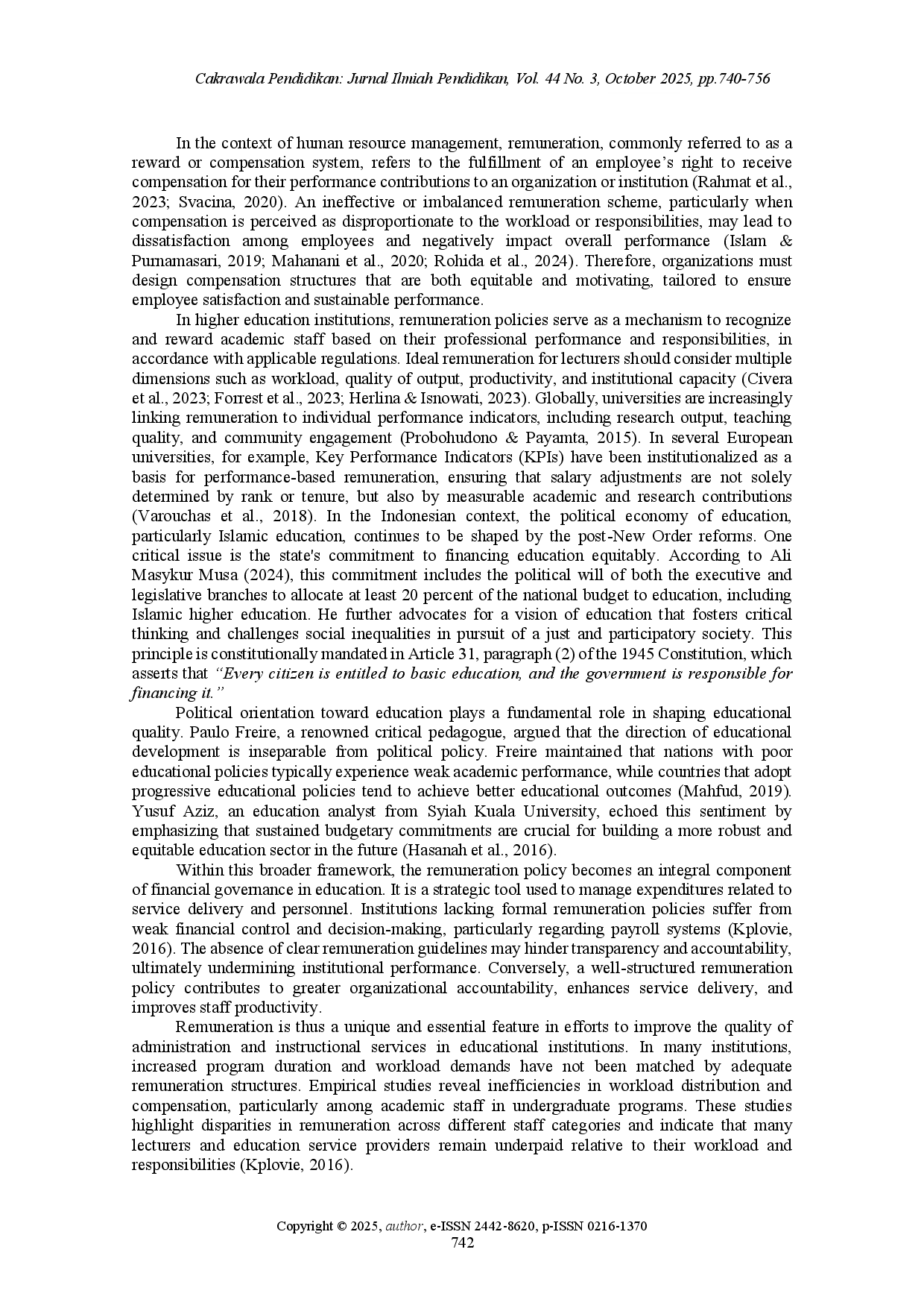 juris CIPP model evaluation of the impact of remuneration policies on lecturer performance in Indonesian state Islamic universities