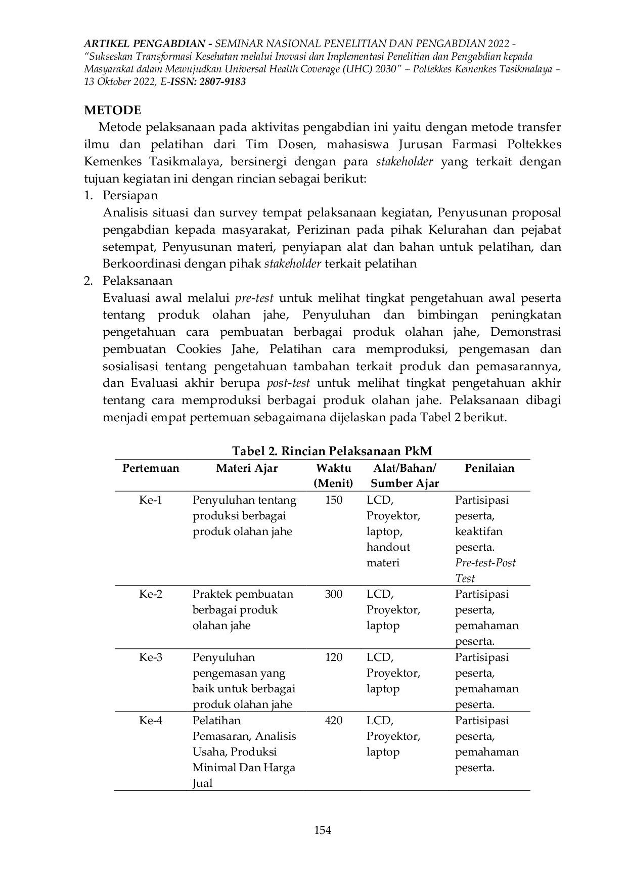 JURIS Potensi Usaha Kecil Menengah Produk Olahan Tanaman Obat Jahe di Kahuripan Tawang Kota Tasikmalaya