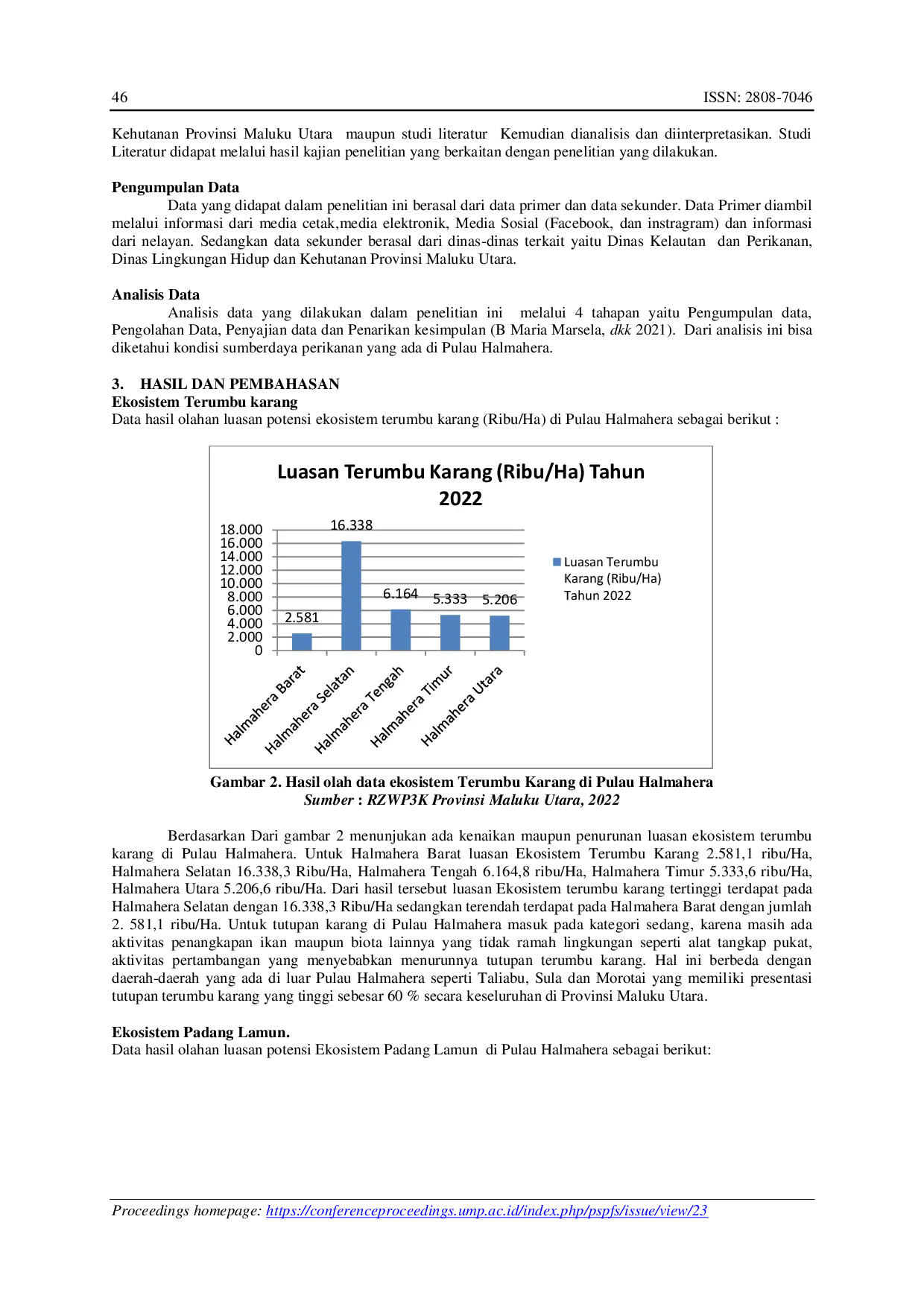 JURIS Analisis Potensi Sumberdaya Perikanan Tahun 2019 2022 di Pulau Halmahera