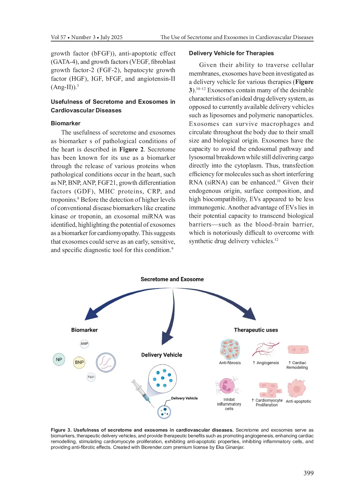 JURIS The Use of Secretome and Exosomes in Cardiovascular Diseases