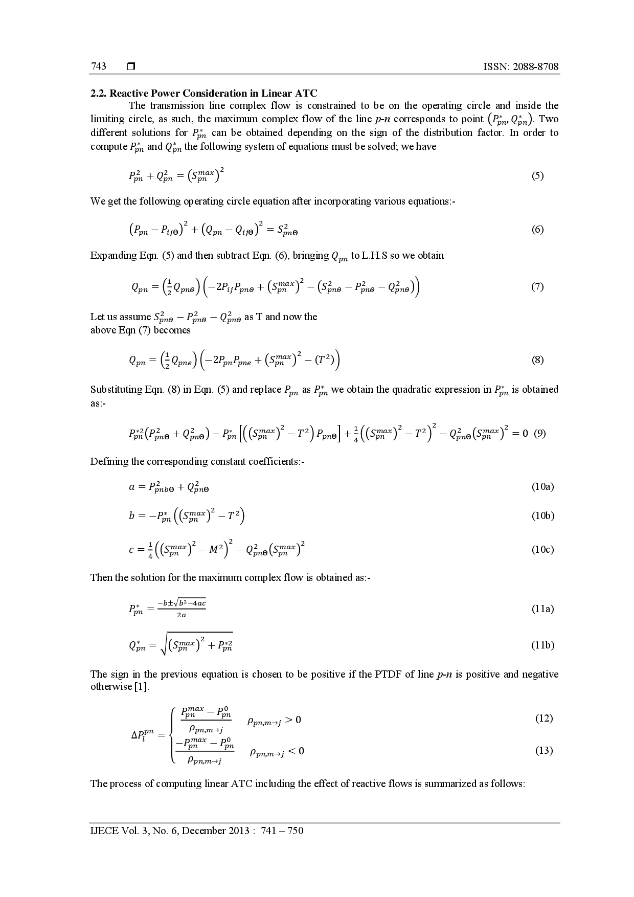 juris ATC Enhancement With FACTS Devices Considering Reactive Power Flows Using PTDF