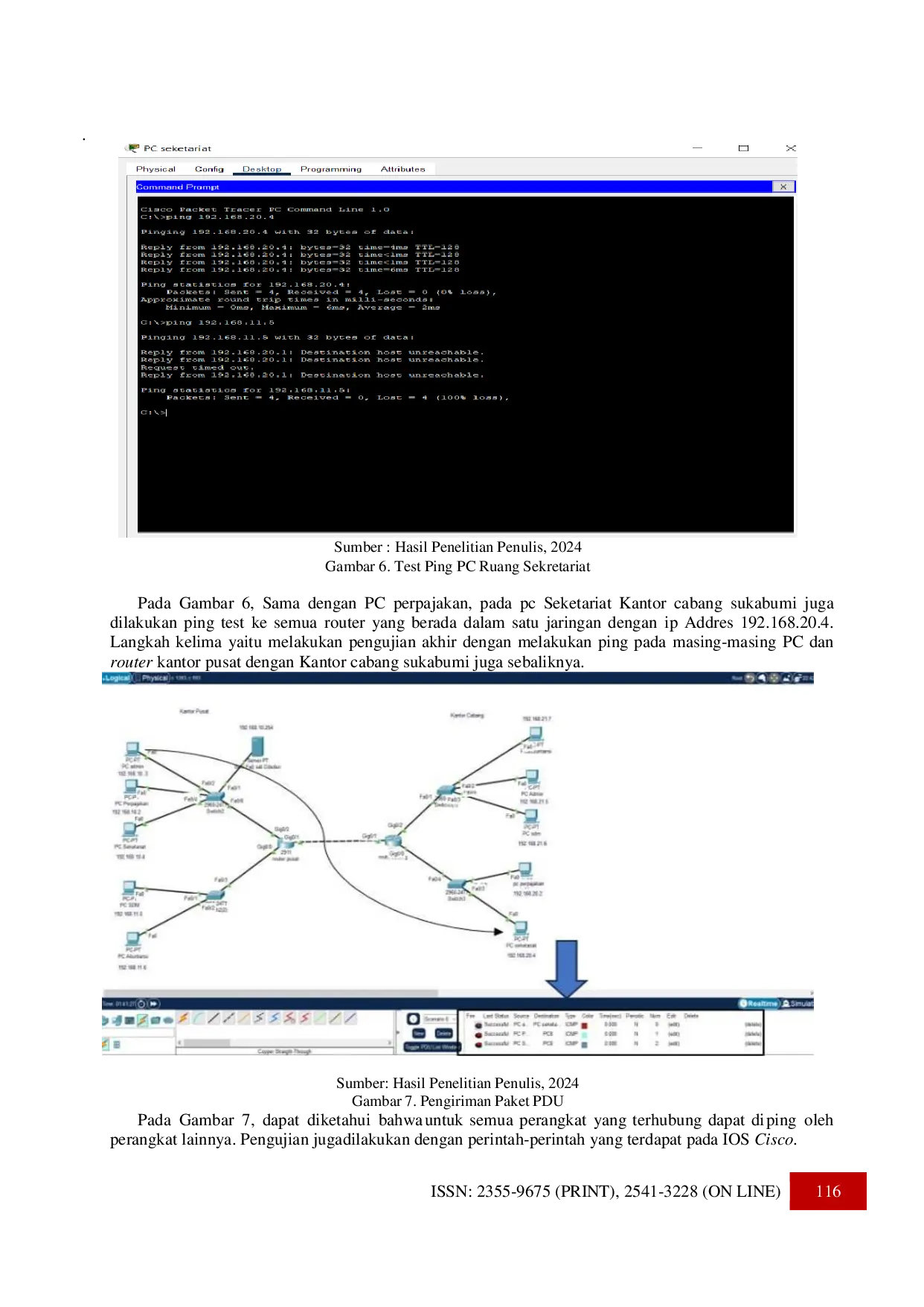 JURIS Perancangan Jaringan Wide Area Network Pada PT Kariyana Gita Utama Menggunakan Cisco Packet Tracker