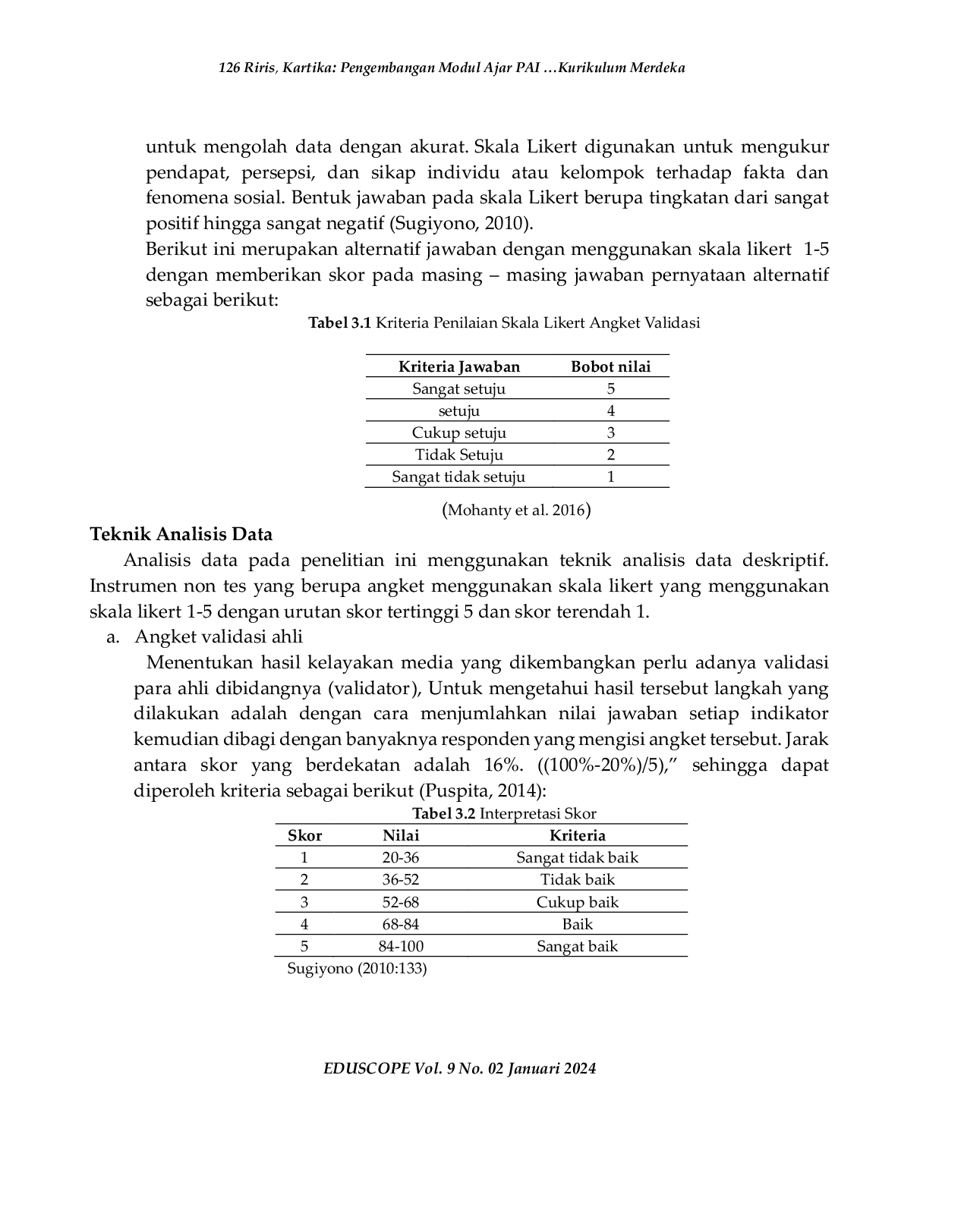 JURIS Pengembangan Modul Ajar PAI Elemen Akhlak Fase E Kurikulum Merdeka