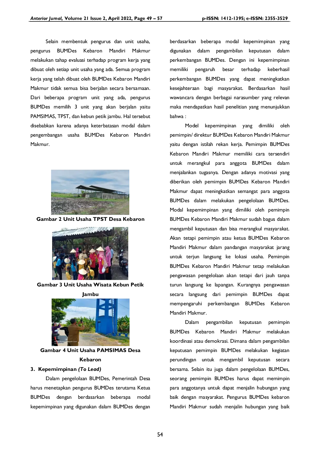 JURIS Manajemen Badan Usaha Milik Desa BUMDES Kebaron Mandiri Makmur Desa Kebaron Kecamatan Tulangan Kabupaten Sidoarjo