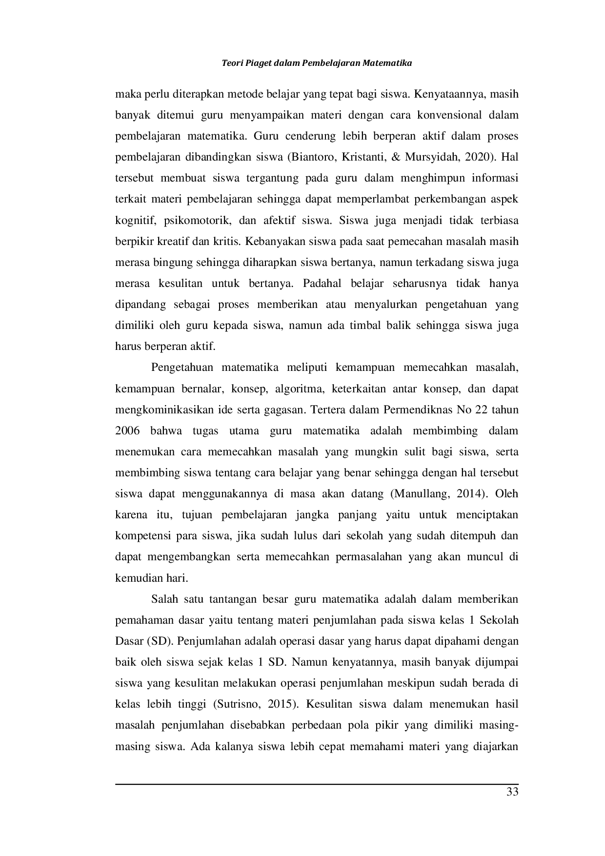 JURIS Teori Piaget Dalam Pembelajaran Matematika