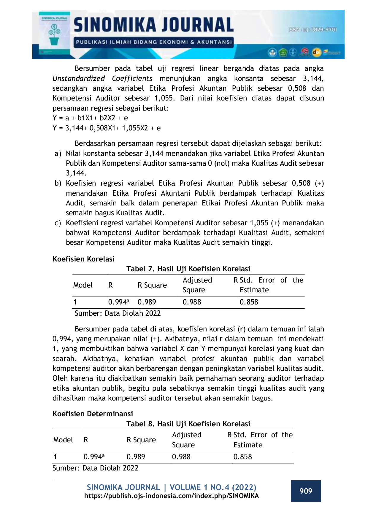 JURIS Pengaruh Etika Profesi Akuntan Publik Dan Kompetensi Auditor Terhadap Kualitas Audit Studi Kasus Pada KAP Suherman SE Ak CA CPA Di Bandar Lampung