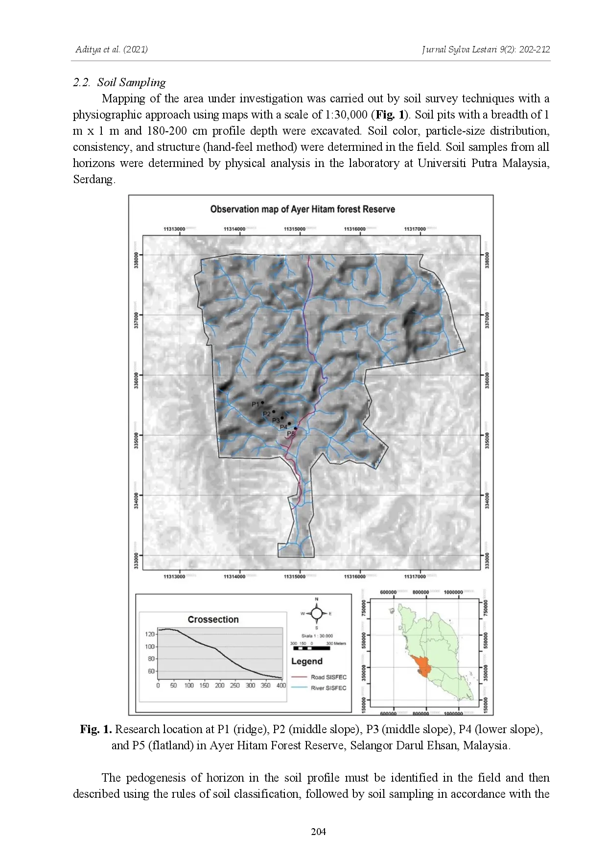 juris Toposequent Effect on Soil Morphology and Classification of Ultisol Soil in the Ayer Hitam Forest Reserve Peninsular Malaysia