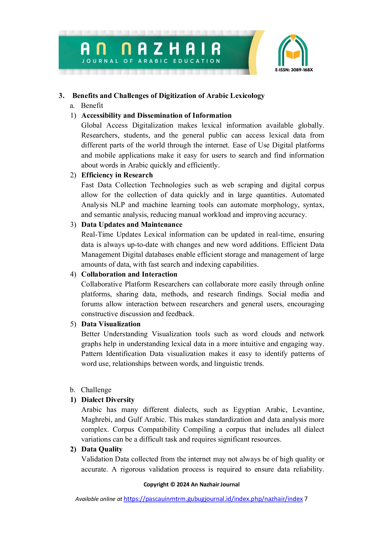 JURIS Digitization Of Arabic Lexicology In The 5 0 Era