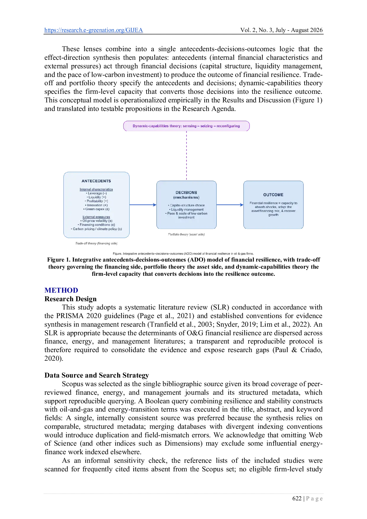JURIS From Financial Distress to Financial Resilience A Systematic Review of the Determinants and Research Agenda for Oil and Gas Firms in the Energy Transition