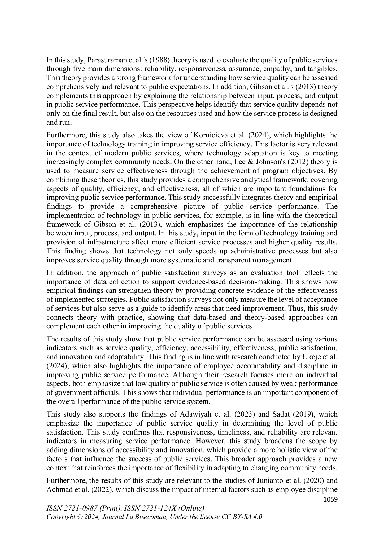 JURIS Analysis of Public Service Performance of Government Apparatus at the Maridan Village Office in Sepaku District Penajam Paser Utara Regency