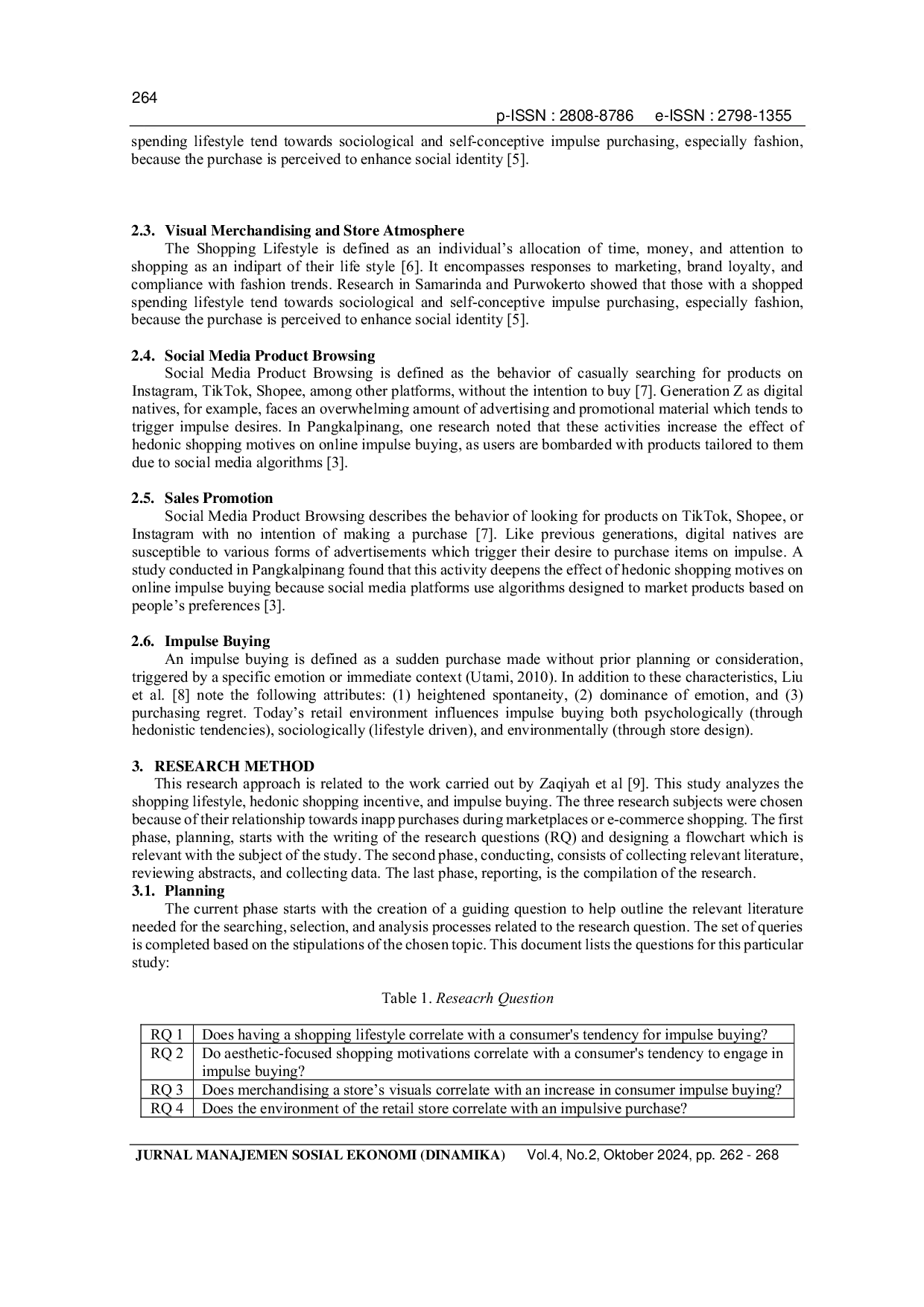 JURIS The Impact Of Hedonic Shopping Motivation On Impulsive Buying Decisions A Systematic Literature Review Approach In The Context Of Modern Retail