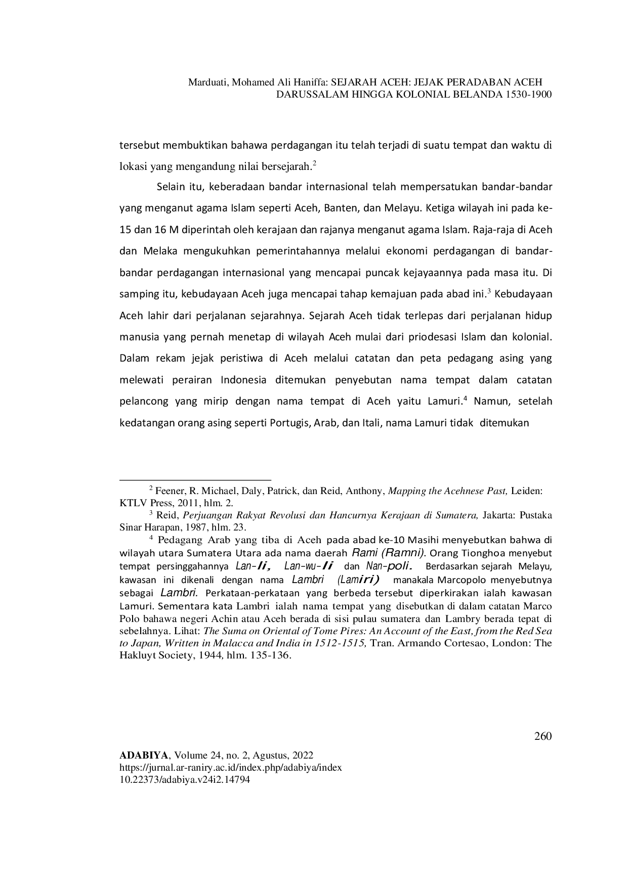 JURIS Sejarah Aceh Jejak Peradaban Aceh Darussalam Hingga Kolonial Belanda 1530 1900