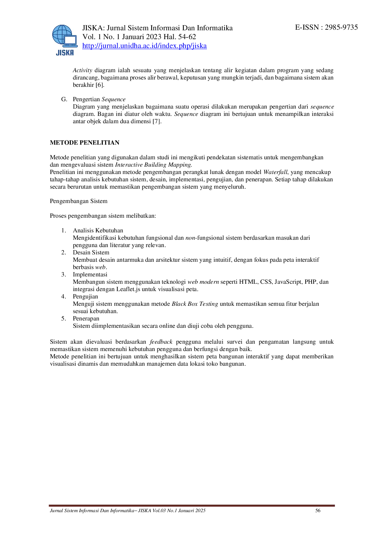 juris Interactive Building Mapping Berbasis Web untuk Visualisasi Dinamis dan Manajemen Data Lokasi Toko Bangunan