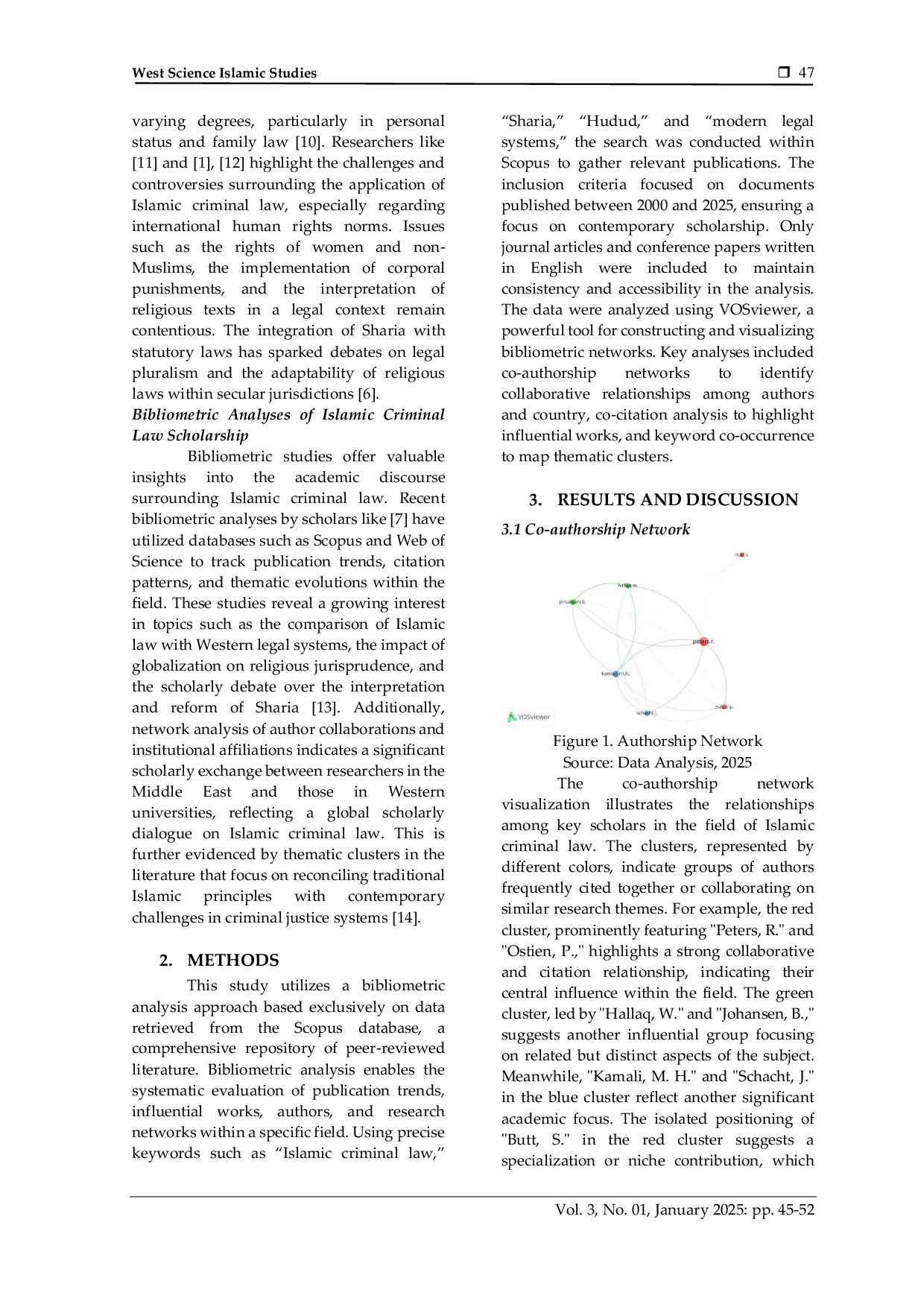 JURIS Bibliometric Analysis of Islamic Criminal Law Research in the Modern Legal System