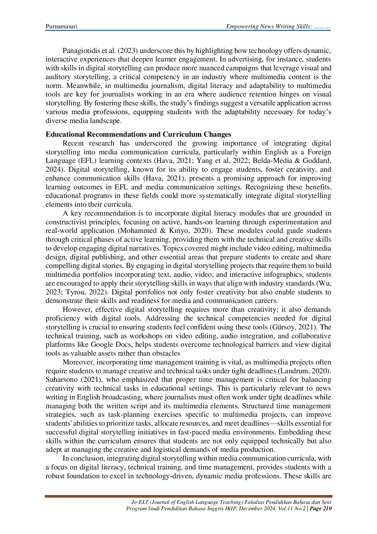 JURIS Empowering News Writing Skills Digital Platforms and Interactive Storytelling in English Broadcasting