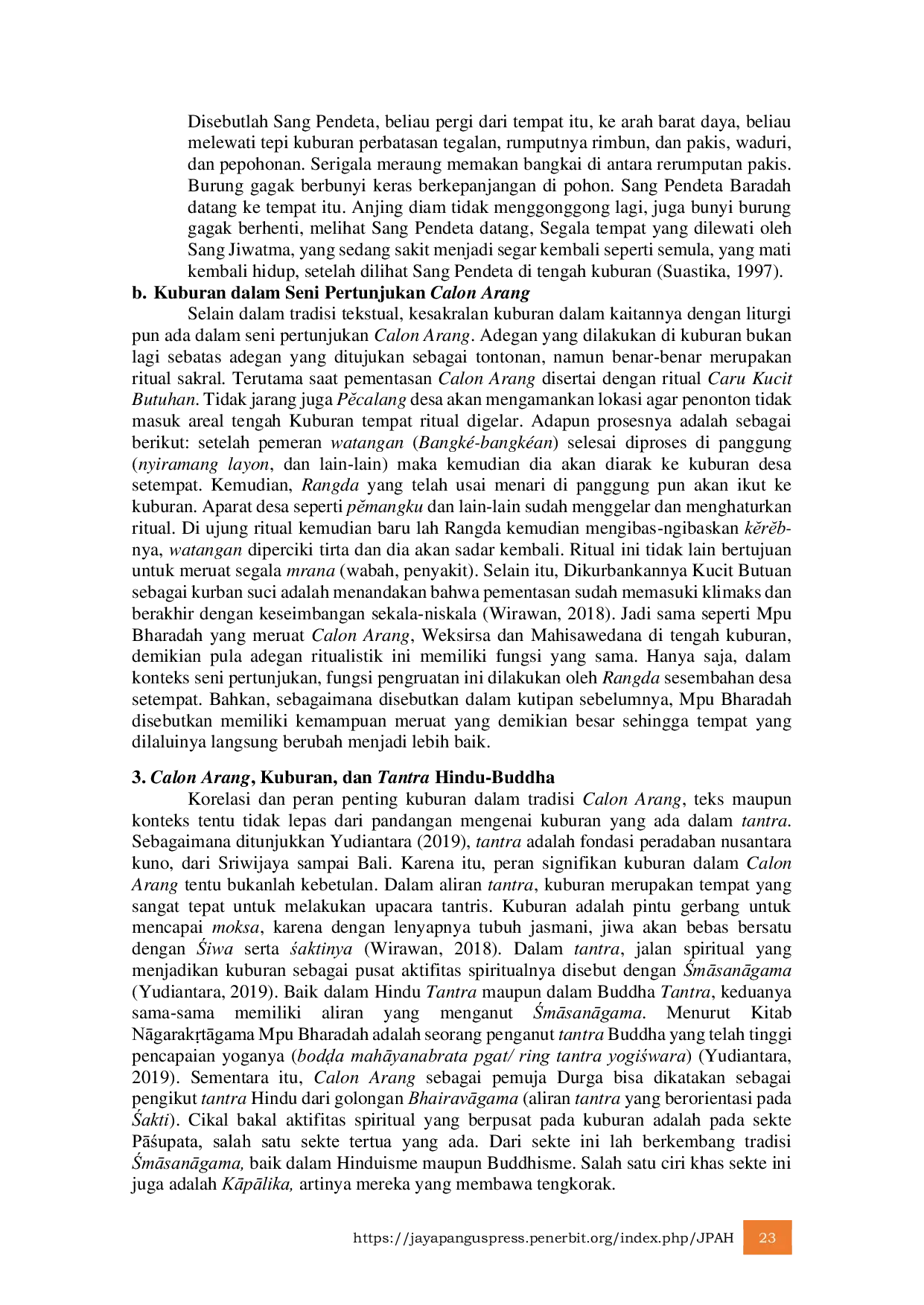 JURIS Pergeseran Konsepsi Kuburan Pada Masyarakat Hindu Bali Antara Tantra Calon Arang dan Wacana Populer