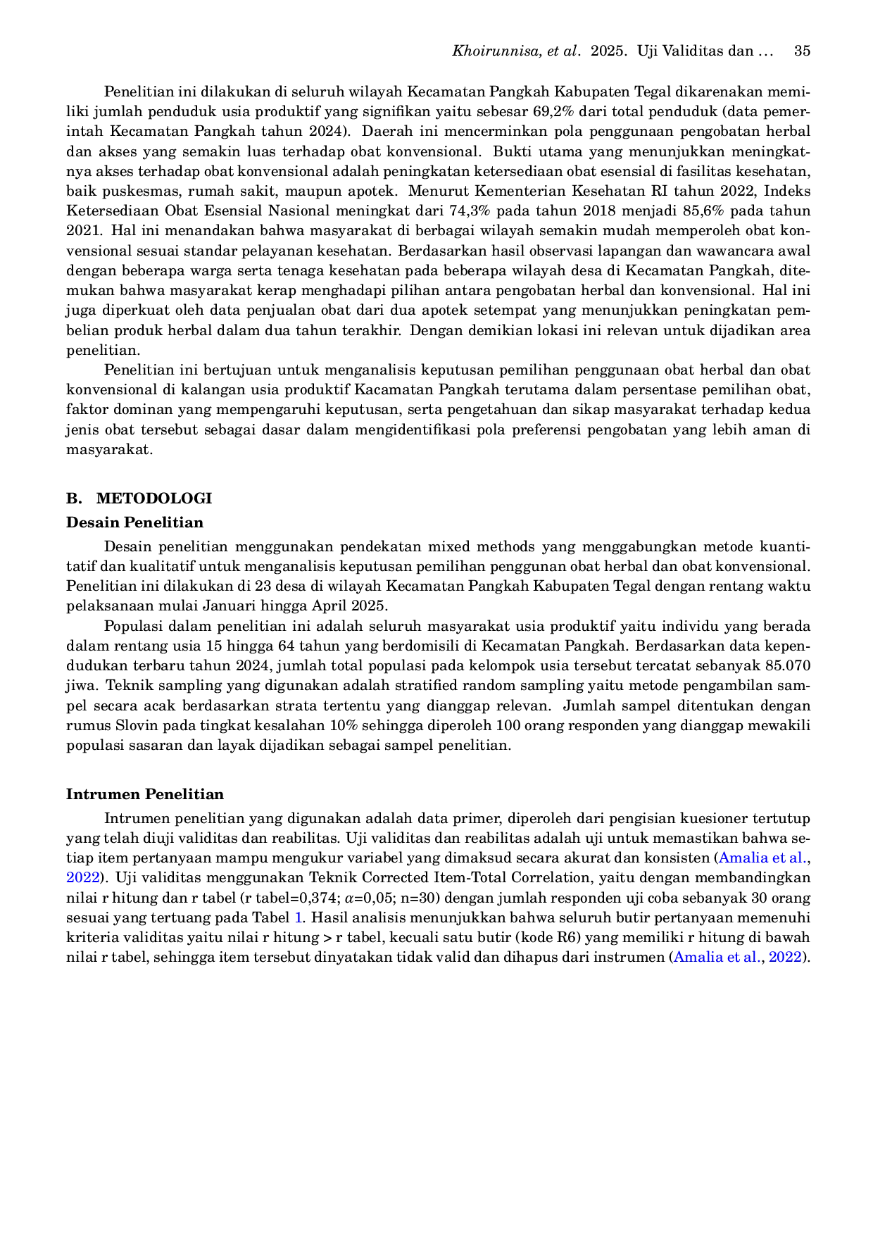 JURIS Analisis Keputusan Pemilihan Penggunaan Obat Herbal Dan Obat Konvensional Di Kalangan Usia Produktif