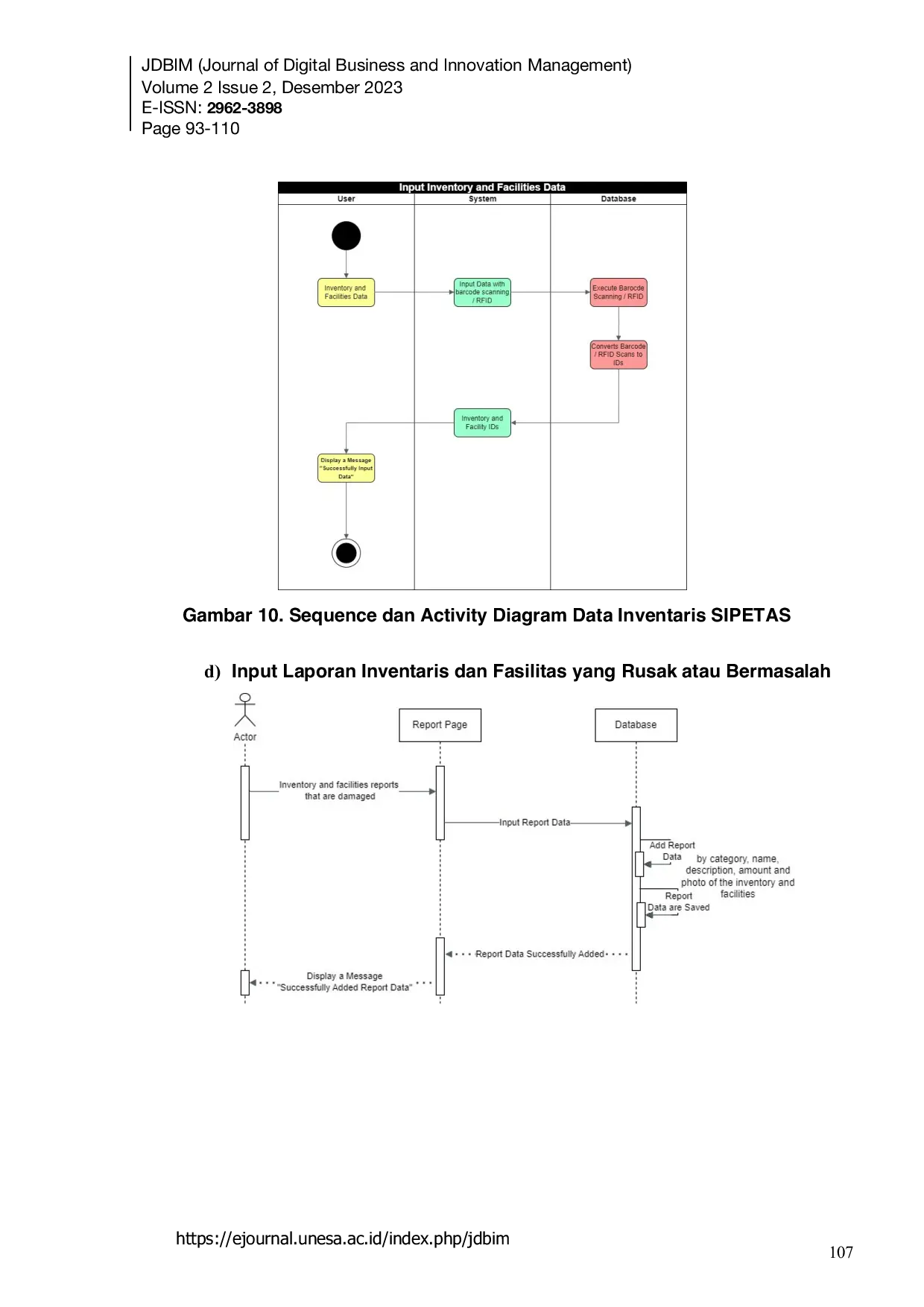 JURIS Analisis Desain Sistem Pendataan Fasilitas Kampus Di Program Studi Universitas