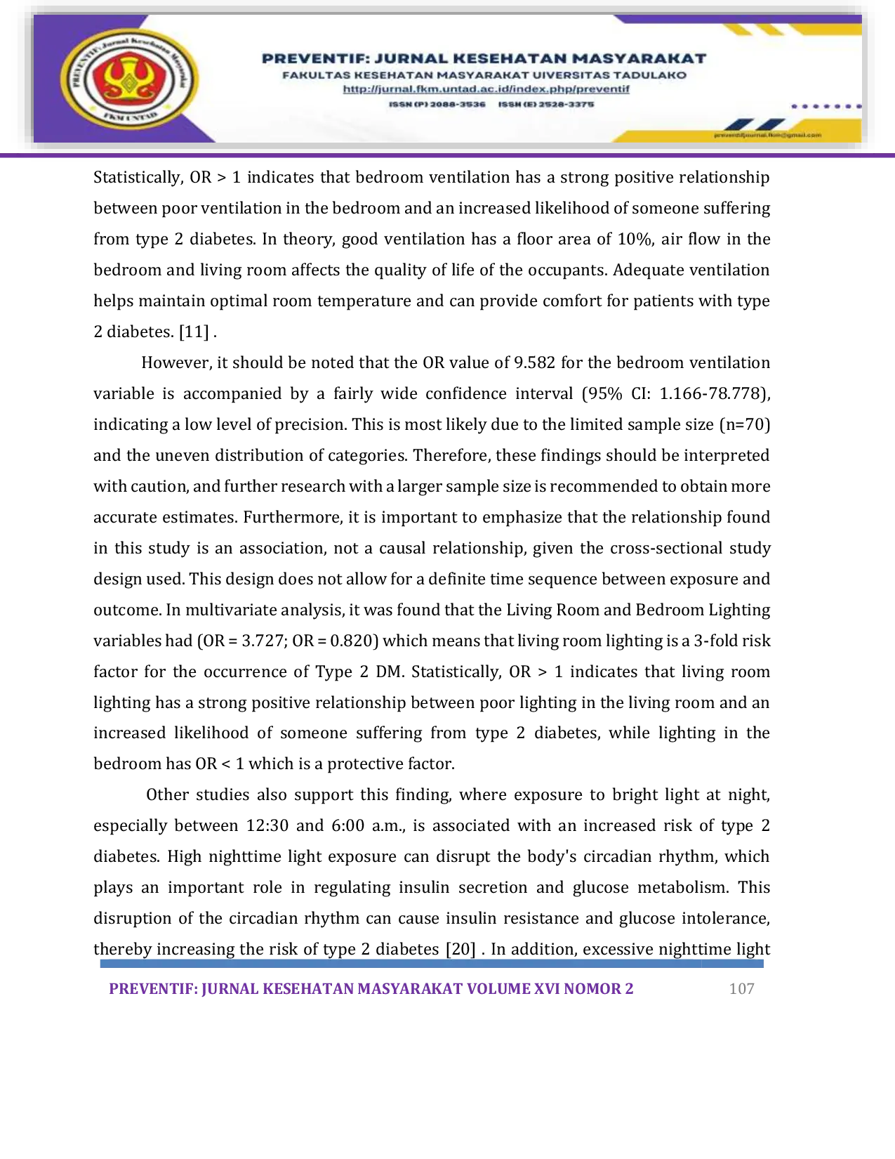 JURIS The Influence of The Physical Environment on The Quality of Life of Patients With Type 2 Diabetes Mellitus in The Belawan Health Center Area