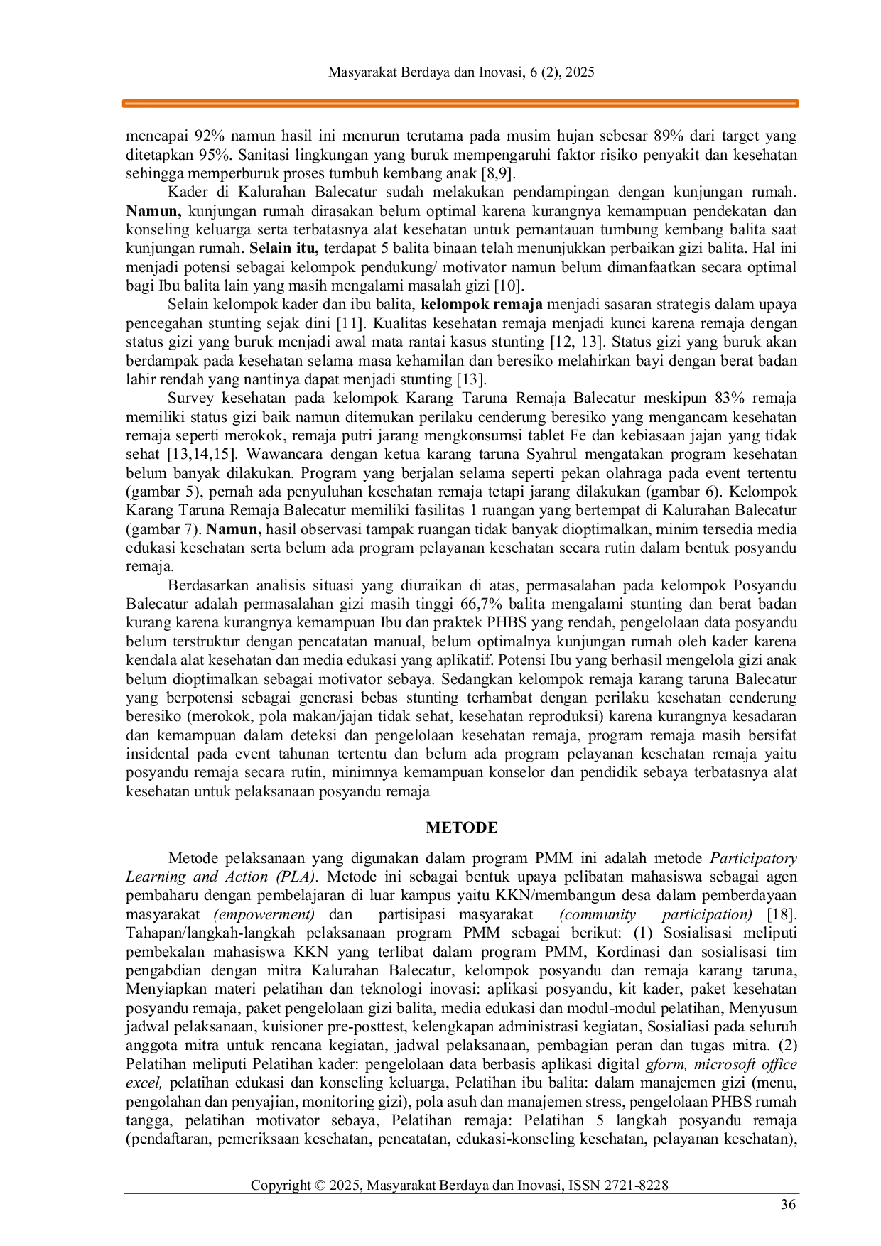 JURIS LENTING Lintas Generasi Tuntas Stunting di Balecatur Gamping Sleman Yogyakarta