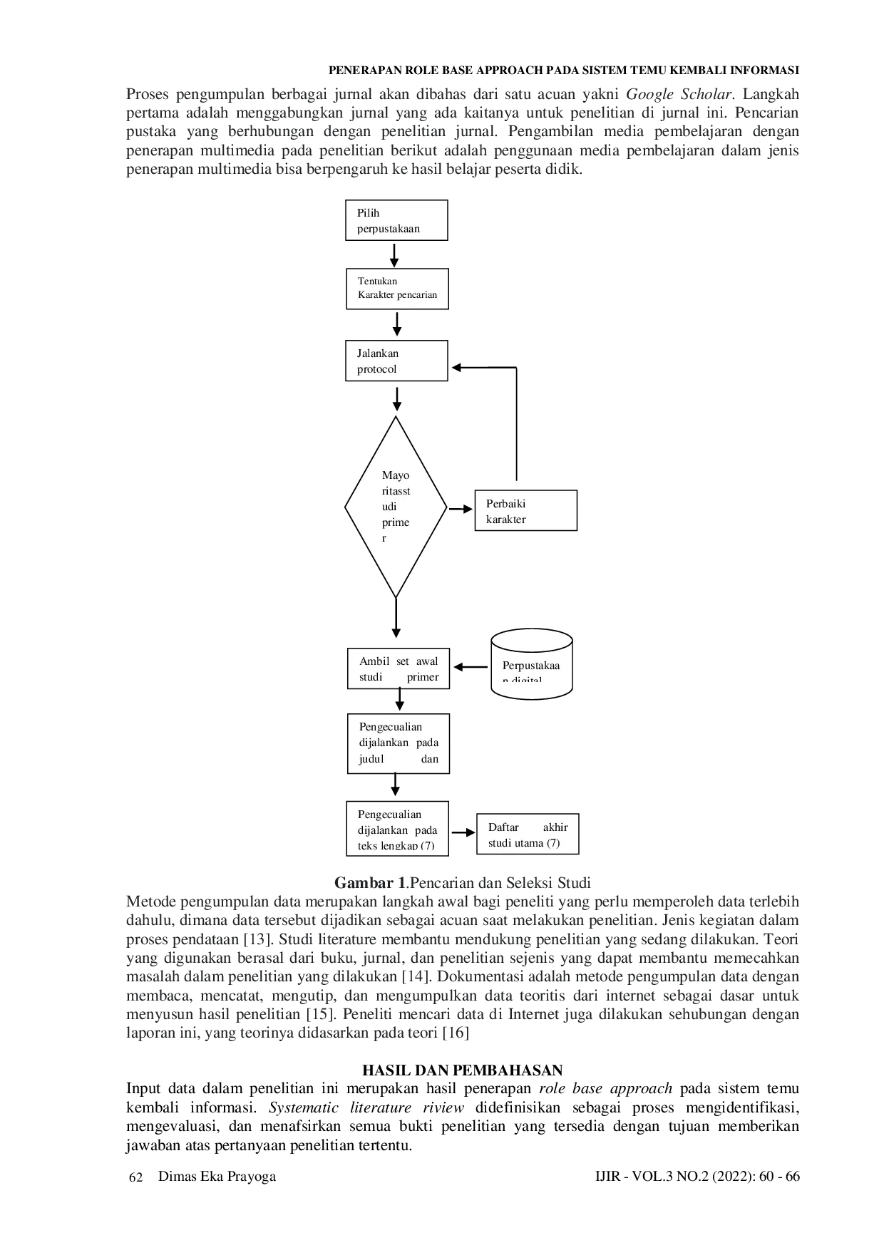 JURIS Systematic Literature Review Penerapan Role Base Approach pada Sistem Temu Kembali Informasi