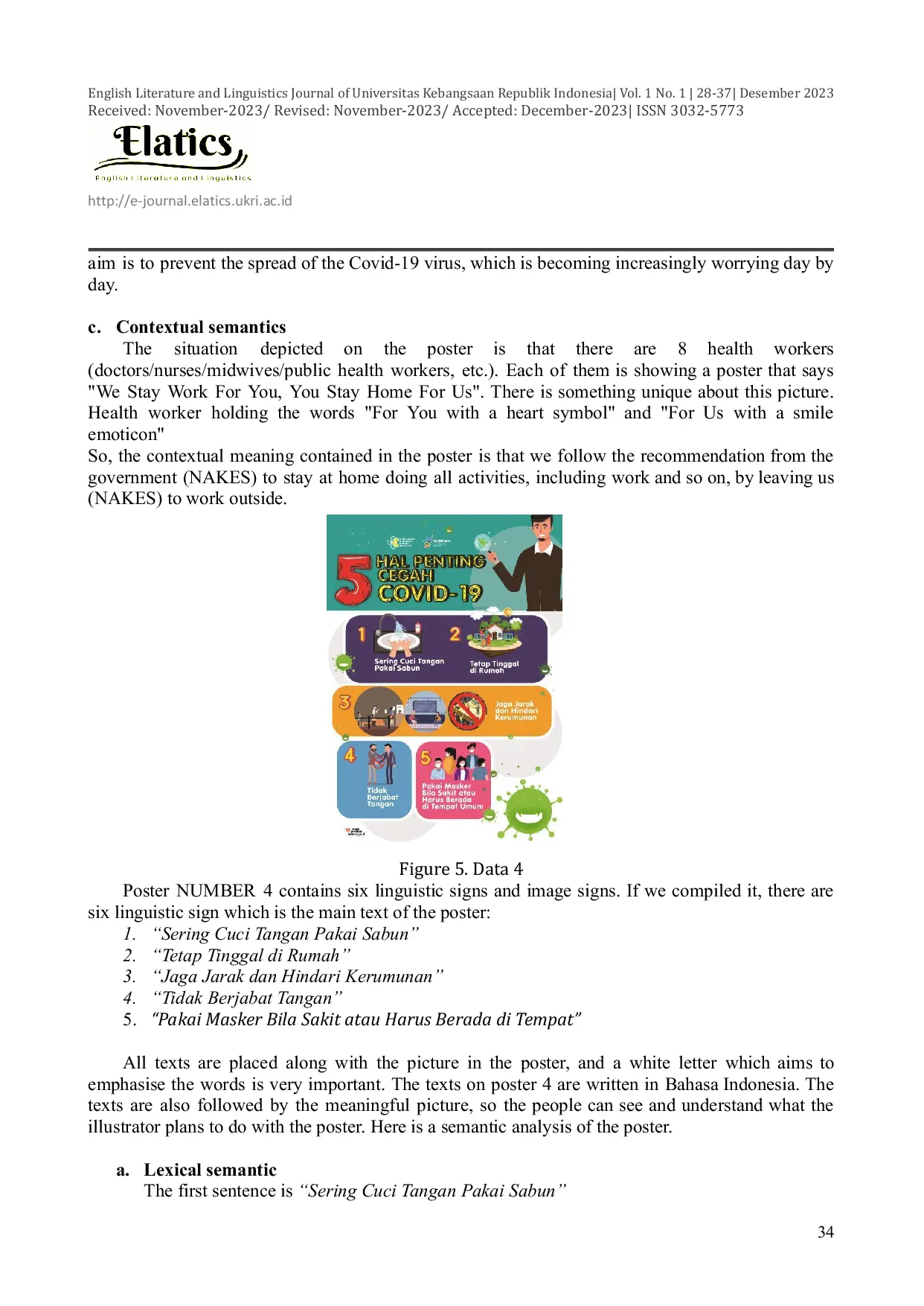 JURIS Semantic Expressions of Posters of Covid 19 Pandemic Tribunnews