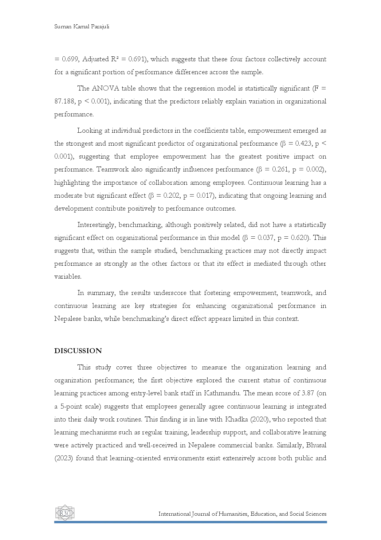 juris Organizational Learning and Performance in Nepal s Banking Sector