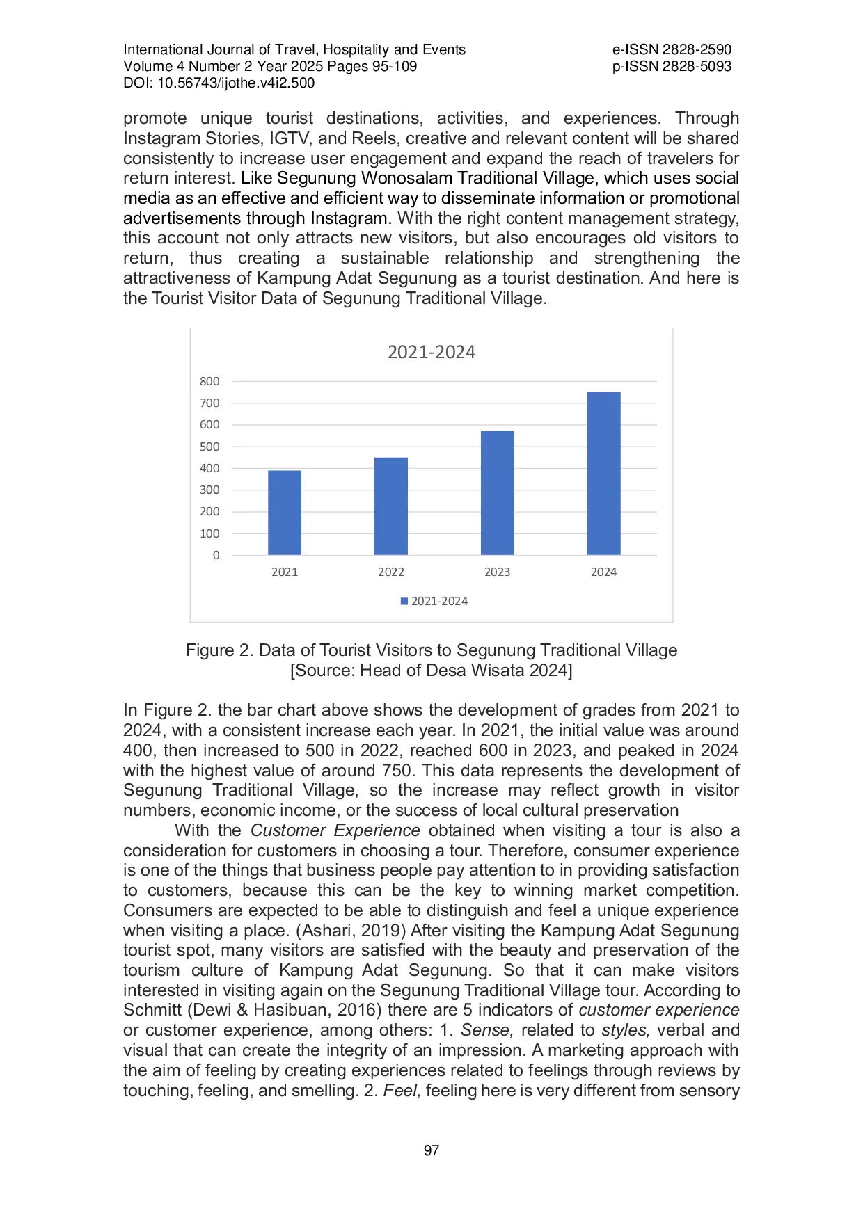 JURIS The Influencer of Customer Experience on Interest to Revisit Through Satisfaction with Visiting Segunung Traditional Village of Segunung Wonosalam Jombang