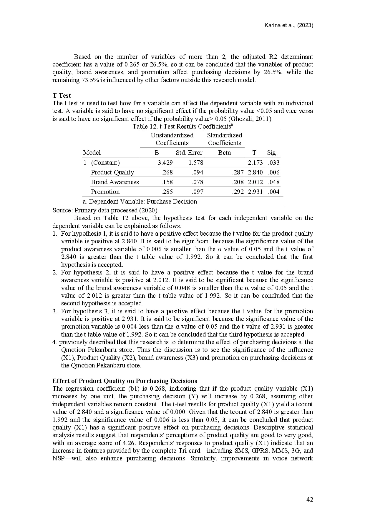 JURIS Unravelling Factors Shaping Purchase Intention for Tri Cellular Card
