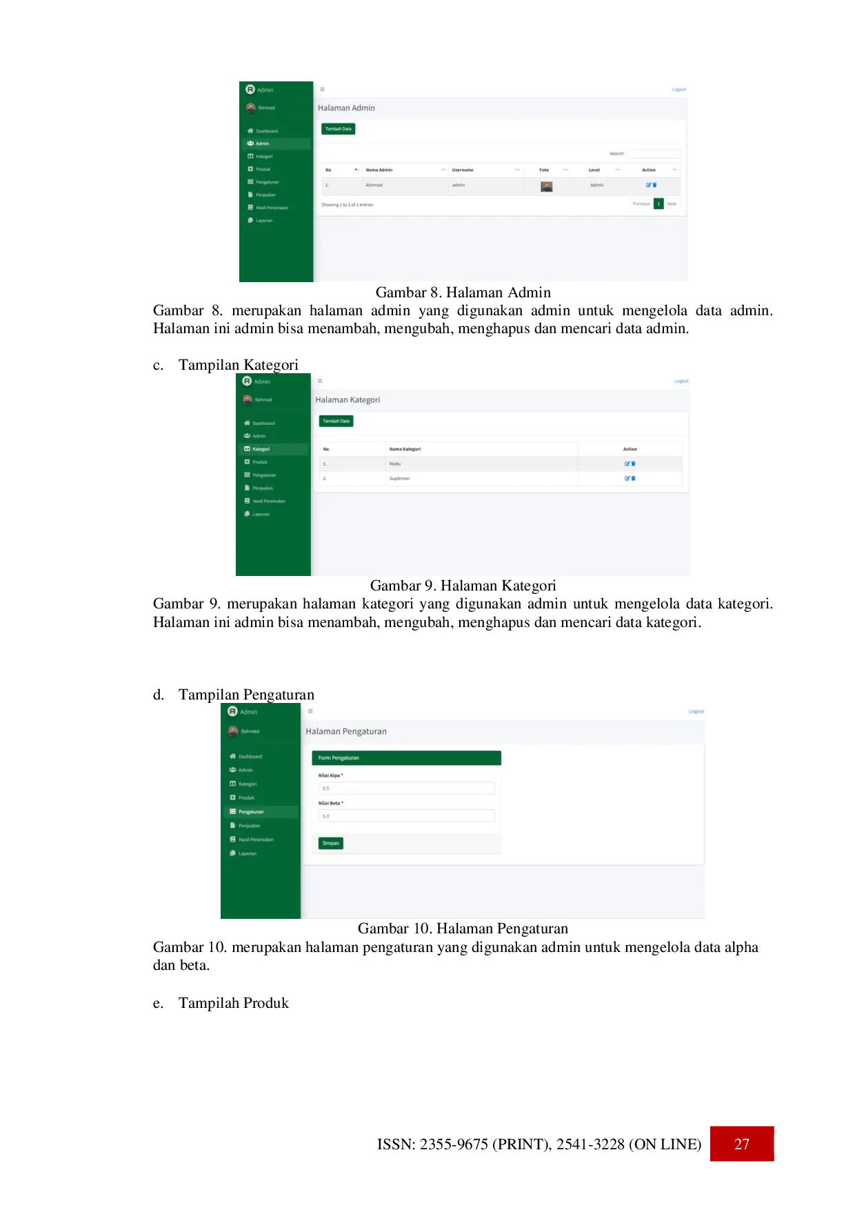 JURIS Penerapan Metode Pemulusan Eksponensial Ganda Untuk Peramalan Penjualan Produk