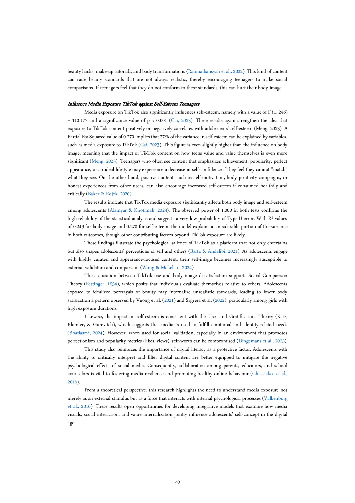 JURIS The Influence of TikTok Media Exposure on Body Image and Self Esteem in Adolescents