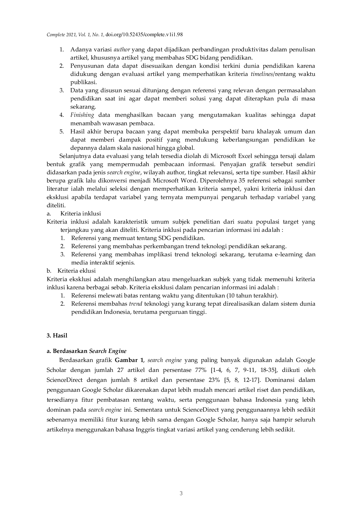 JURIS Peningkatan dan Pemerataan Pendidikan Melalui E Learning