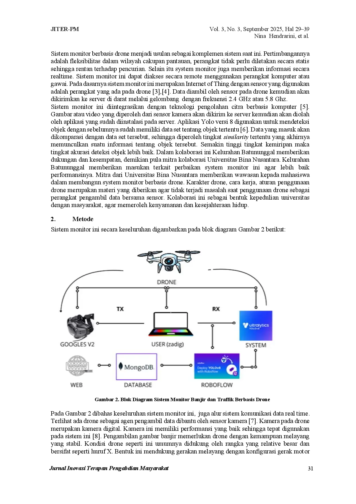 juris Sistem Monitor Banjir dan Trafik Berbasis Drone Untuk Kelurahan Batununggal