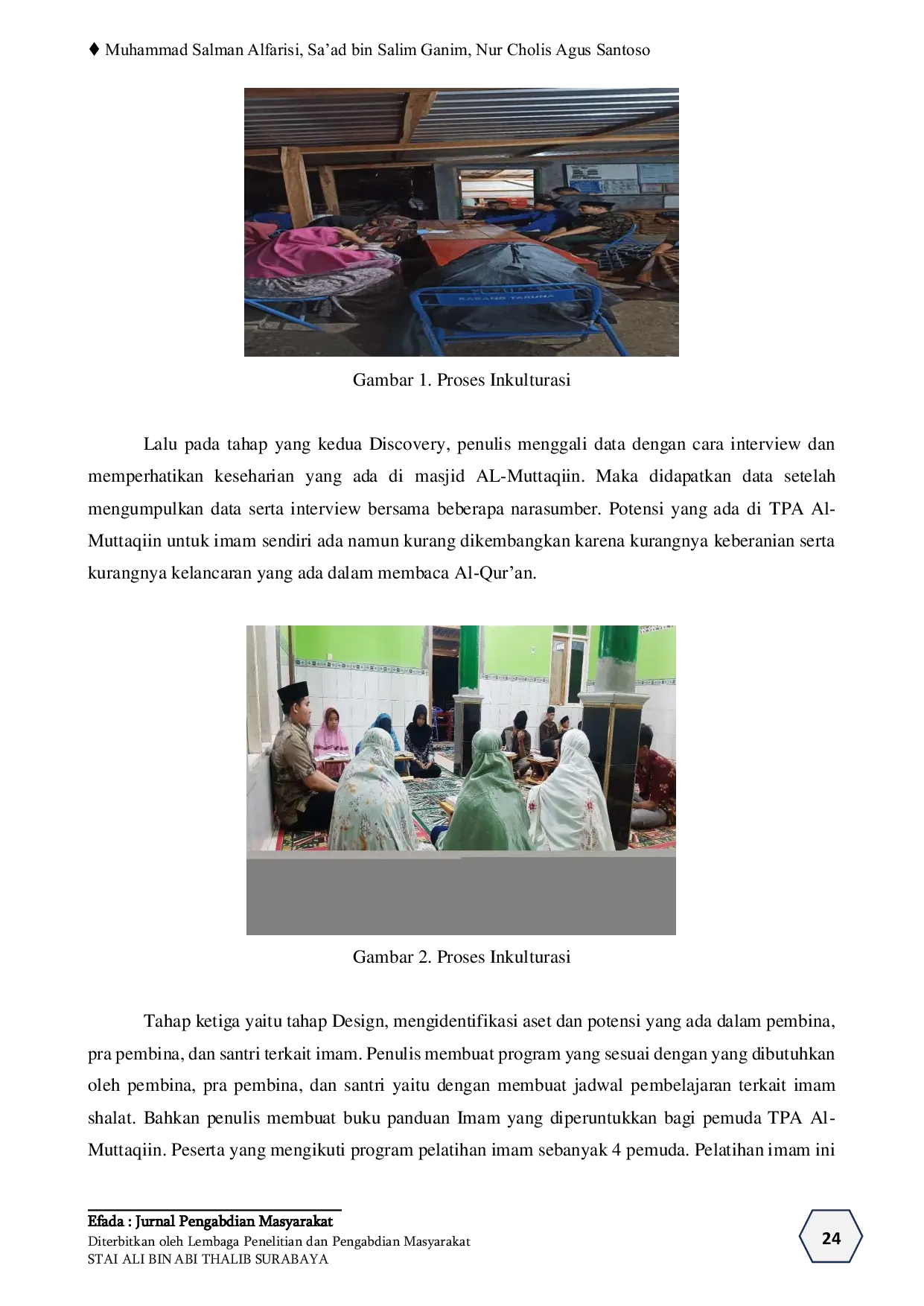 JURIS Pelatihan Imam Shalat Bagi Pembina TPQ Al Muttaqin Desa Mertelu Kecamatan Gedangsari