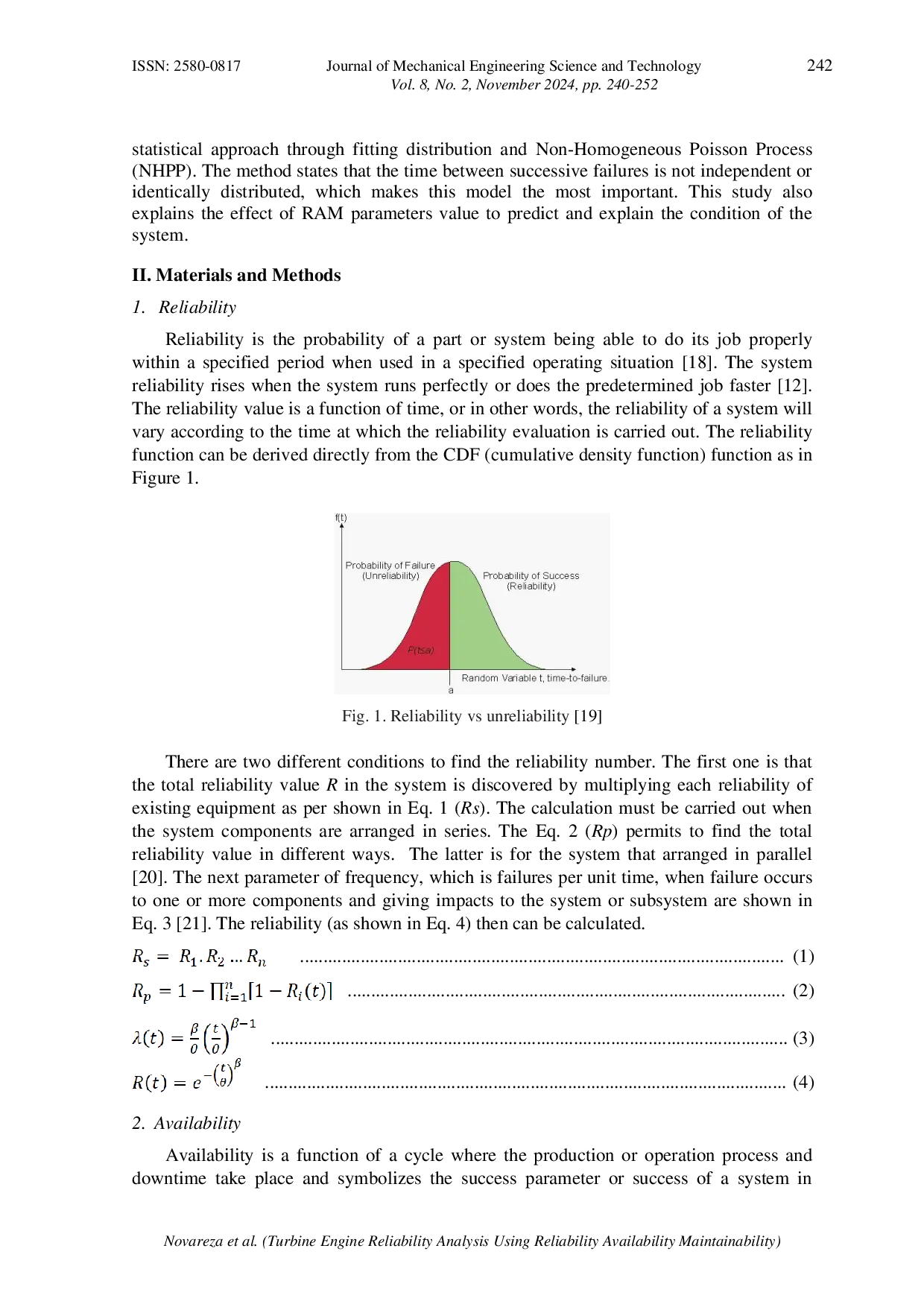 JURIS Turbine Engine Reliability Analysis Using Reliability Availability Maintainability RAM