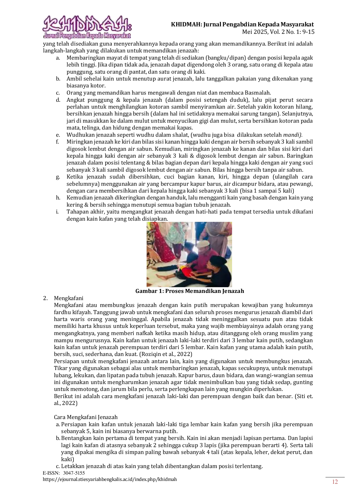 JURIS Pelatihan Pengurusan Jenazah Sesuai Syariat Islam di Desa Cammilo