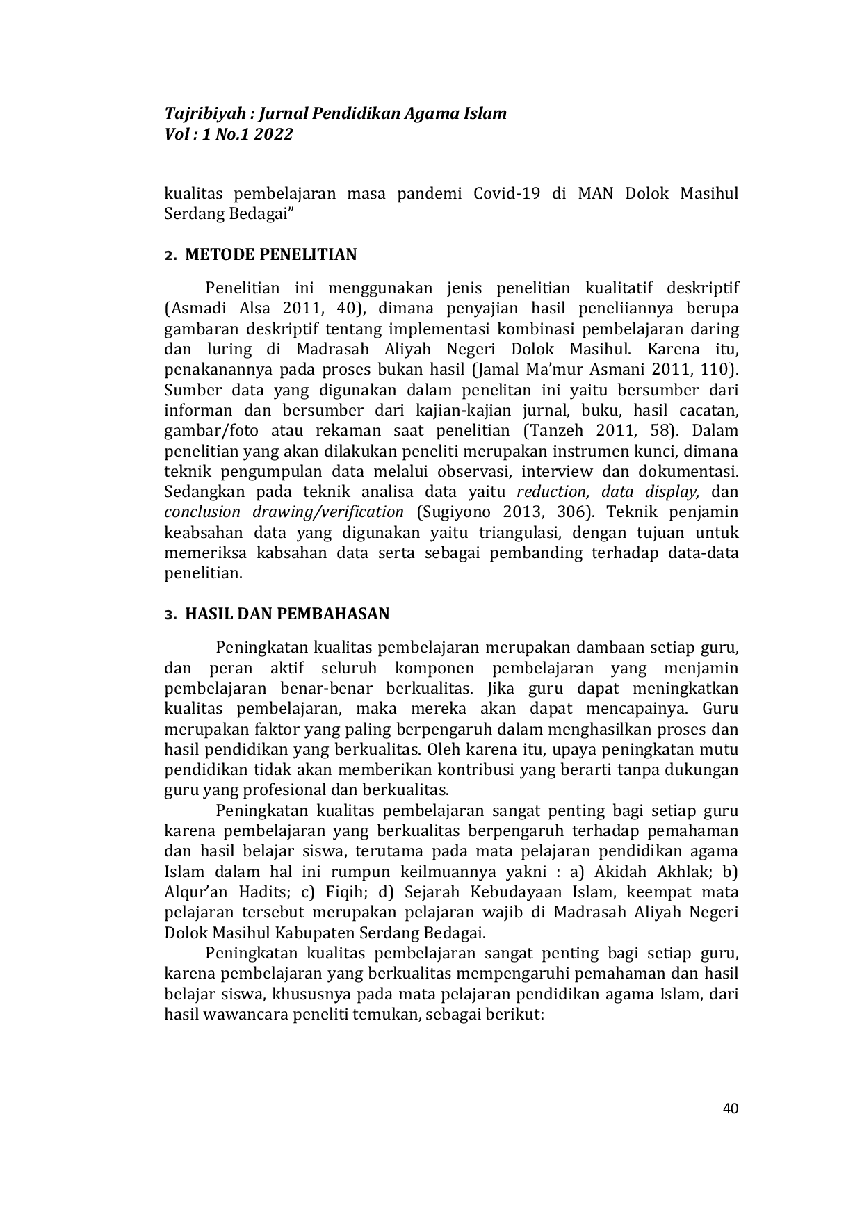 JURIS Meningkatkan Kualitas Pembelajaran Masa Pandemi Covid 19 di MAN Dolok Masihul Serdang Bedagai