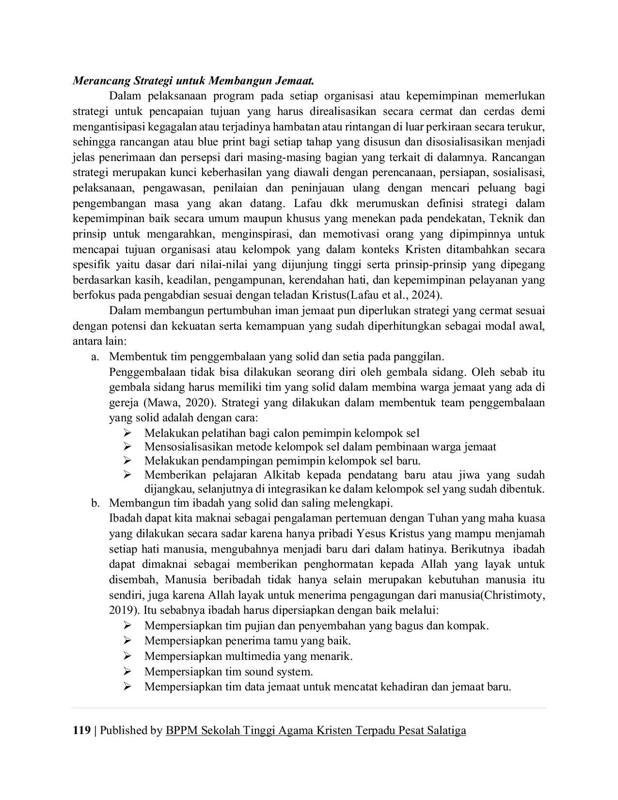 JURIS Refleksi Kepemimpinan Raja Uzia dengan Visi Relasi dan Karakter Kendali Diri