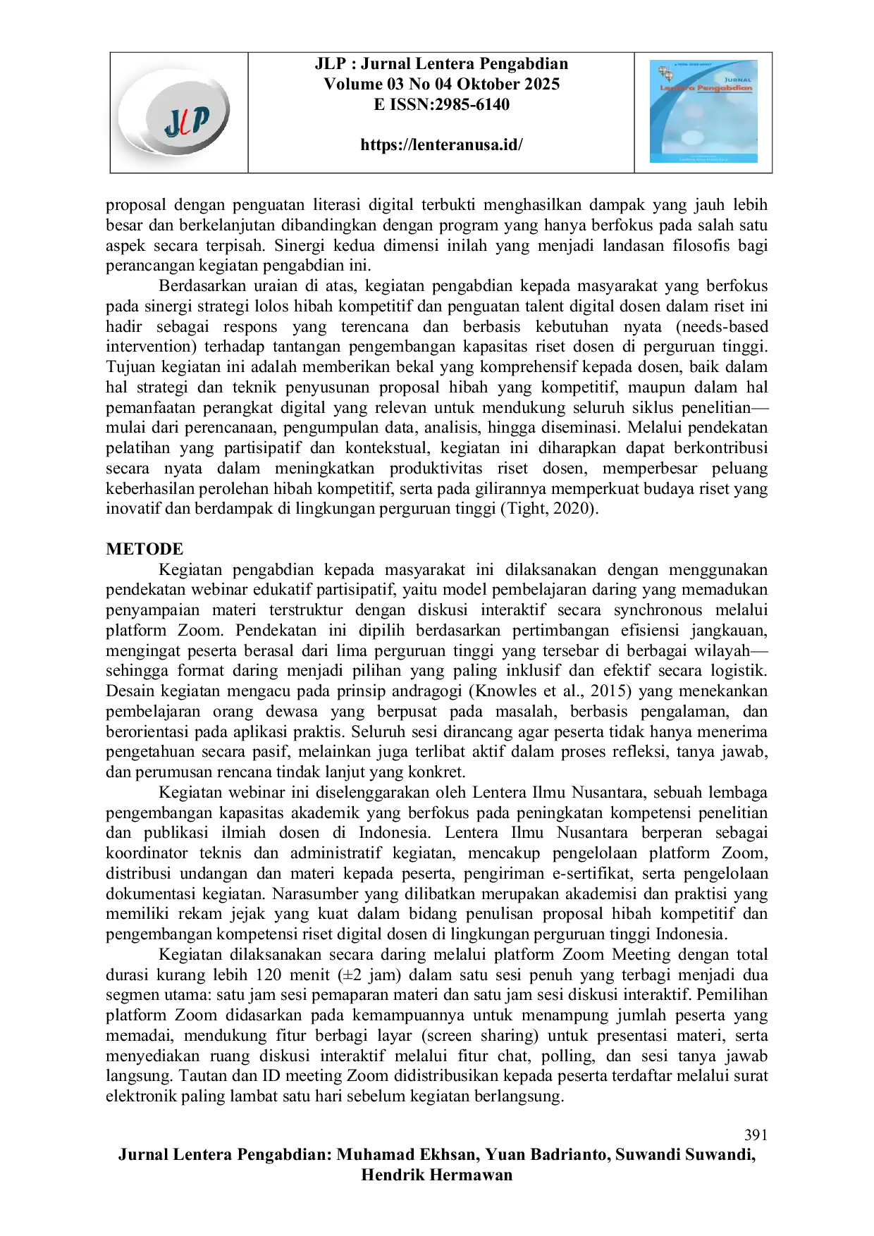 JURIS Sinergi Strategi Lolos Hibah Kompetitif dan Penguatan Talent Digital Dosen dalam Riset