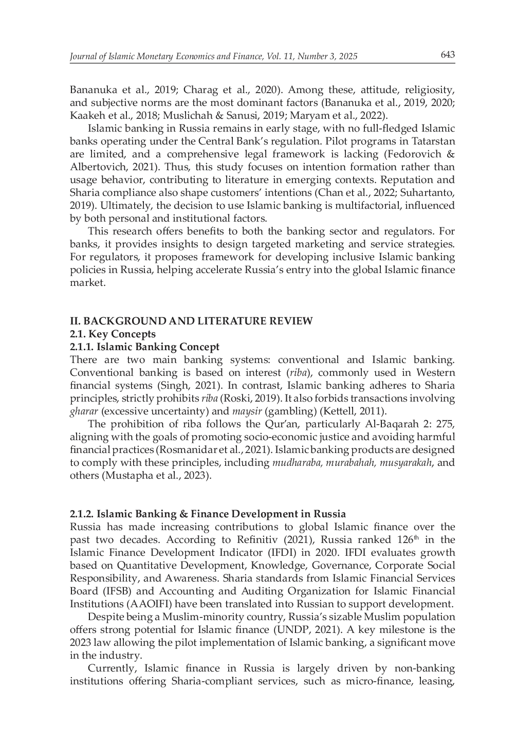 JURIS Factors Influencing Muslim Preference for Islamic Banking in Russia
