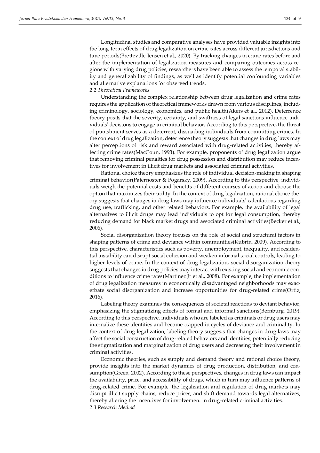 JURIS Pengaruh Legalisasi Narkoba terhadap Tingkat Kekerasan Analisis Mixed Methods