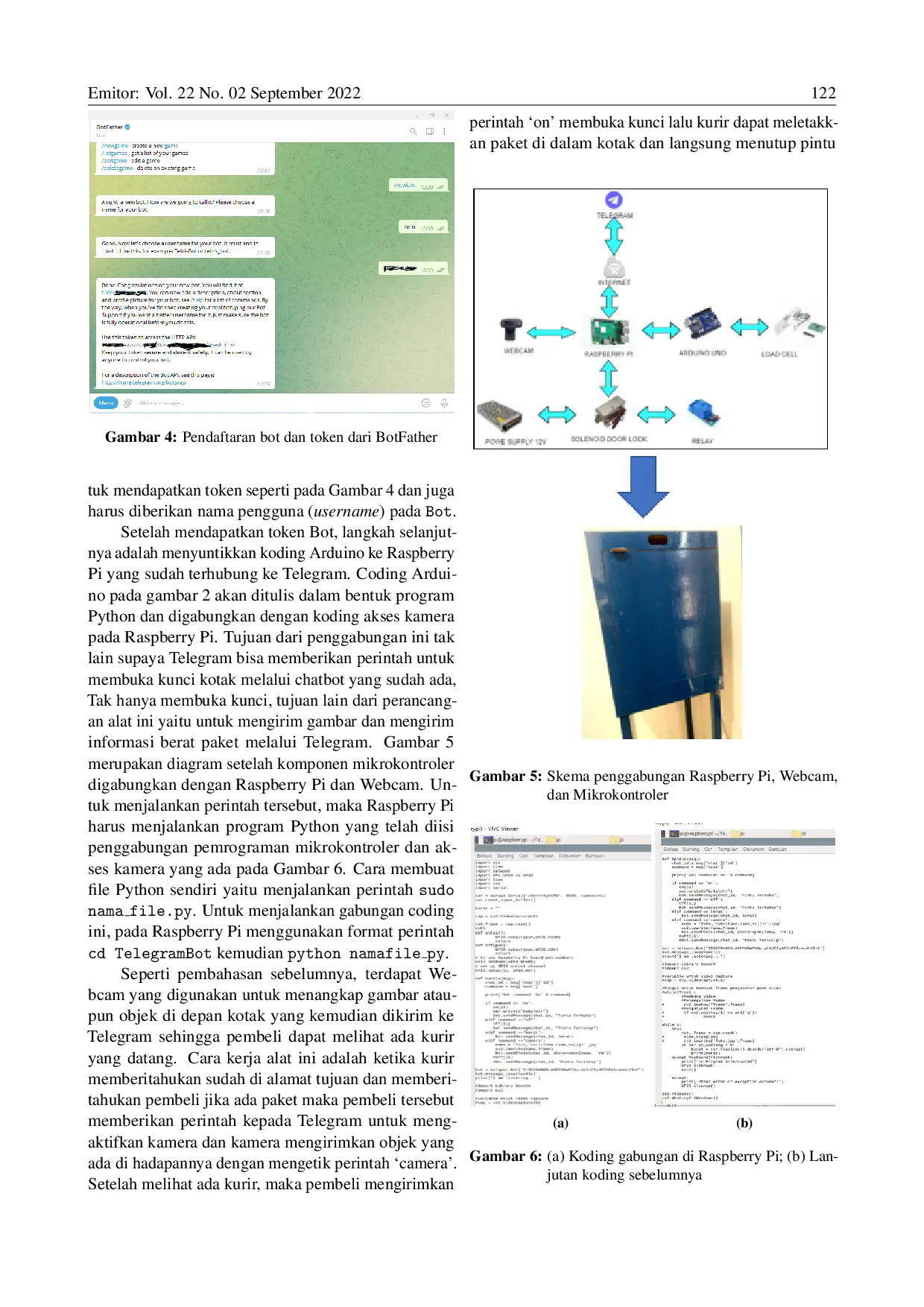 JURIS Rancang Bangun Smart Box Penerima Paket Berbasis IoT Menggunakan Raspberry Pi
