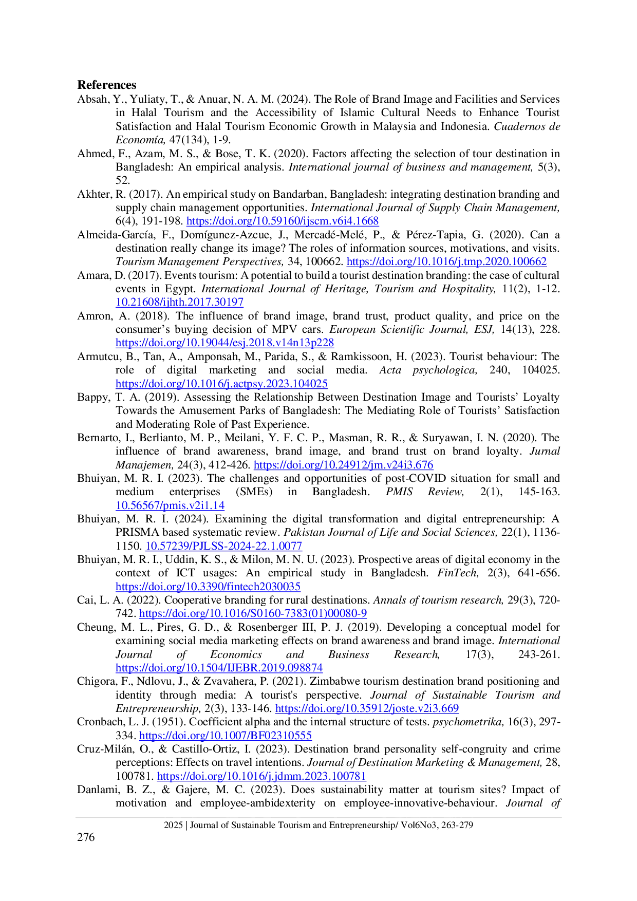 JURIS An Empirical Analysis Of Brand Image Of Sitakunda As A Tourist Destination