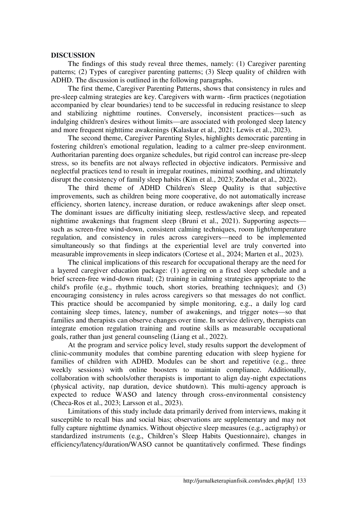 JURIS Parenting Experiences in Shaping Sleep Routines for Children with Attention Deficit Hyperactivity Disorder ADHD A Phenomenological Study