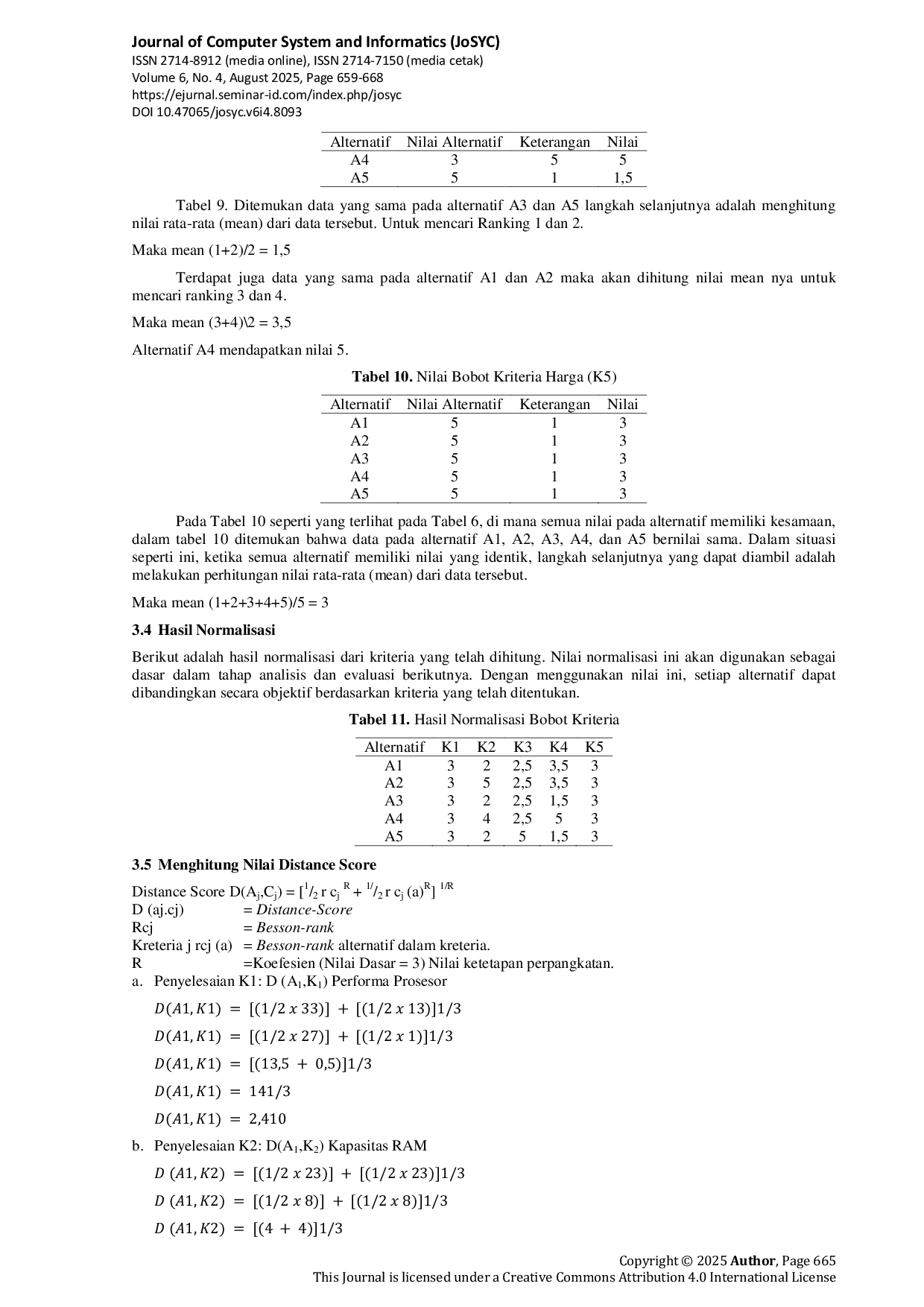 JURIS Penerapan Metode ORESTE untuk Pemilihan Smartphone Gaming Terbaik di Kelas Menengah Berdasarkan Konsumen